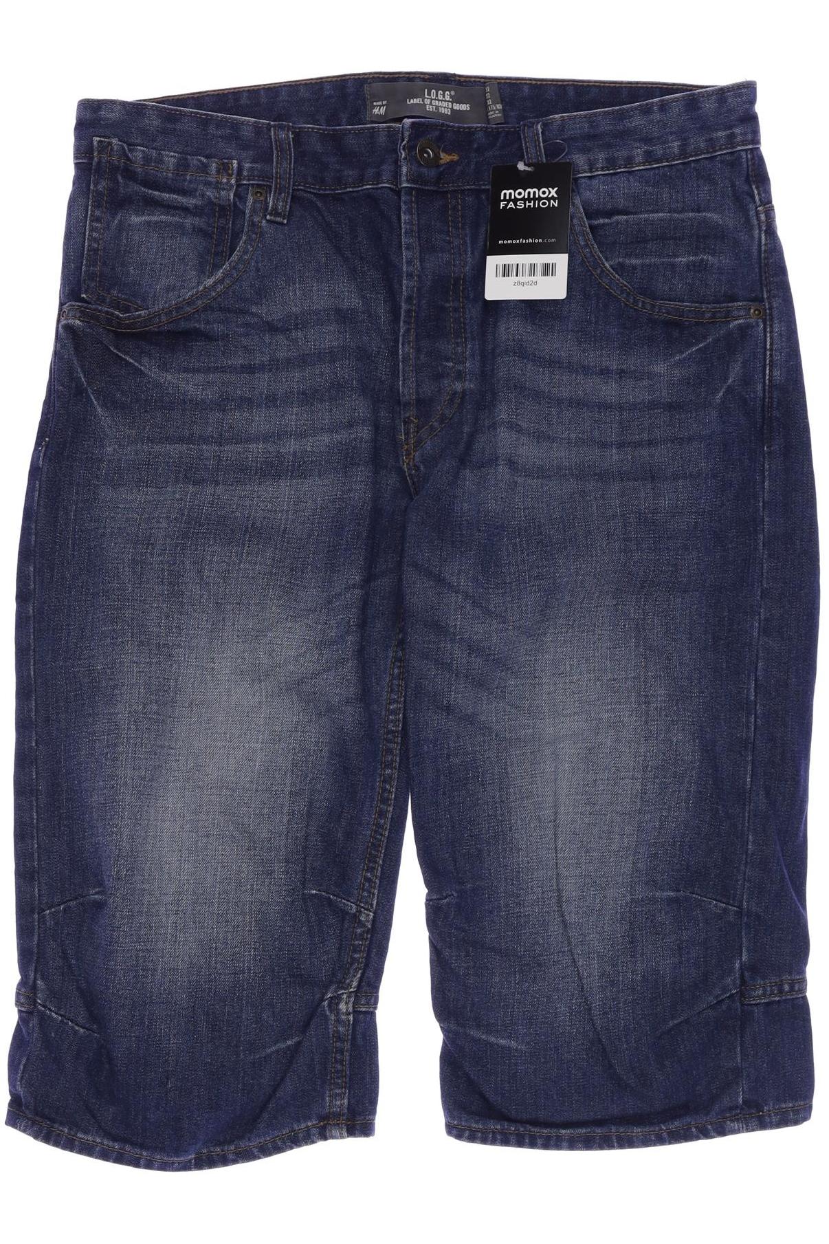 

H&M Herren Shorts, blau, Gr. 32