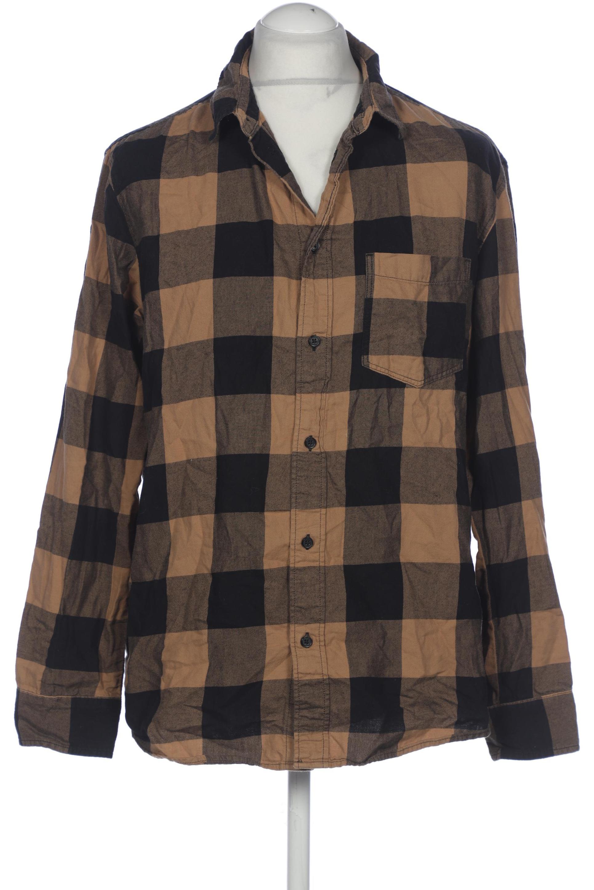 

H&M Herren Hemd, braun, Gr. 52