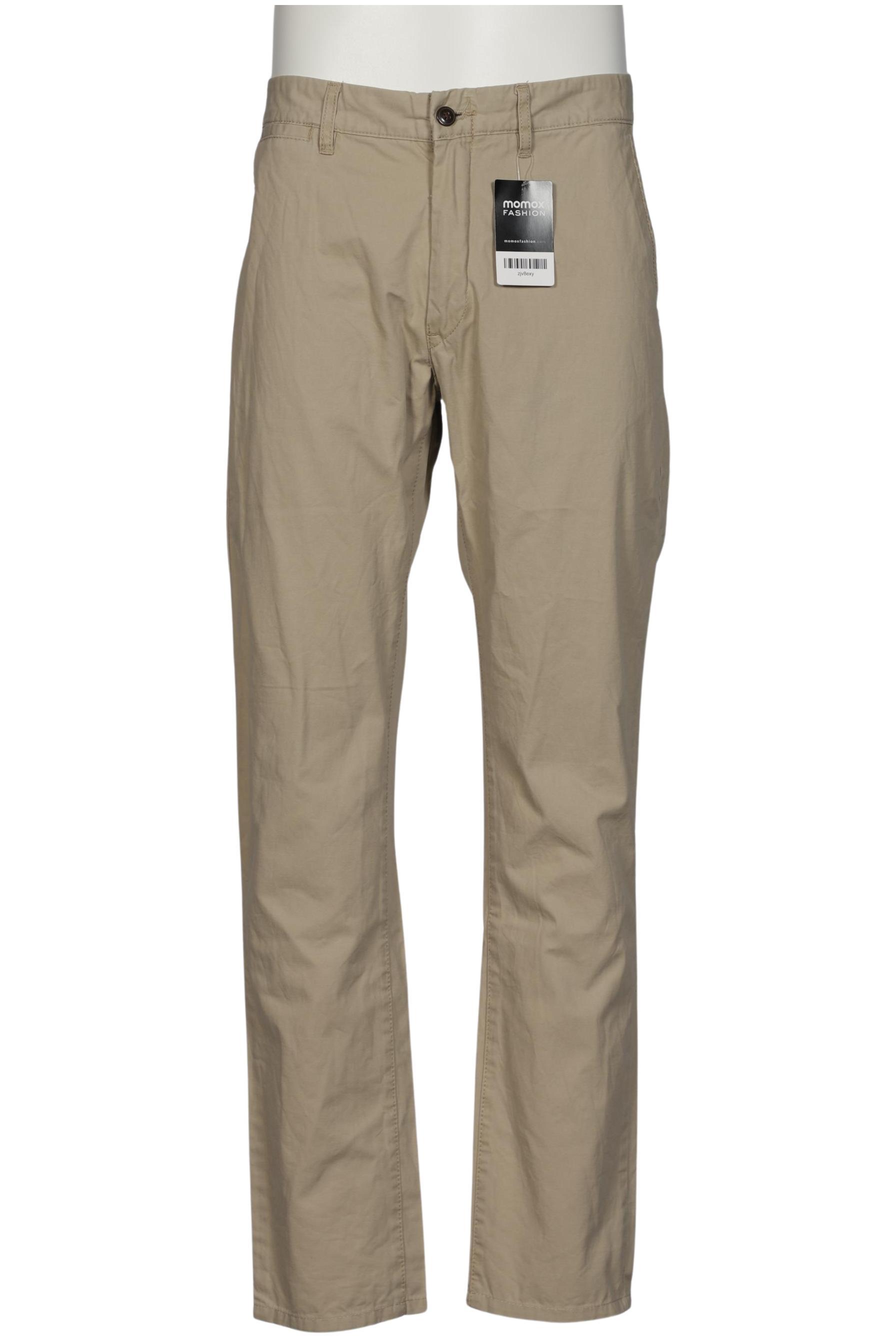

H&M Herren Stoffhose, beige, Gr. 34