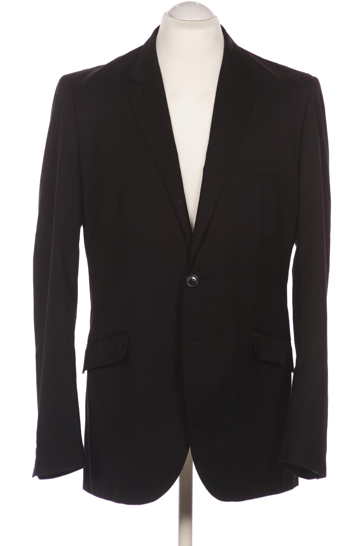 

H&M Herren Sakko, schwarz, Gr. 52