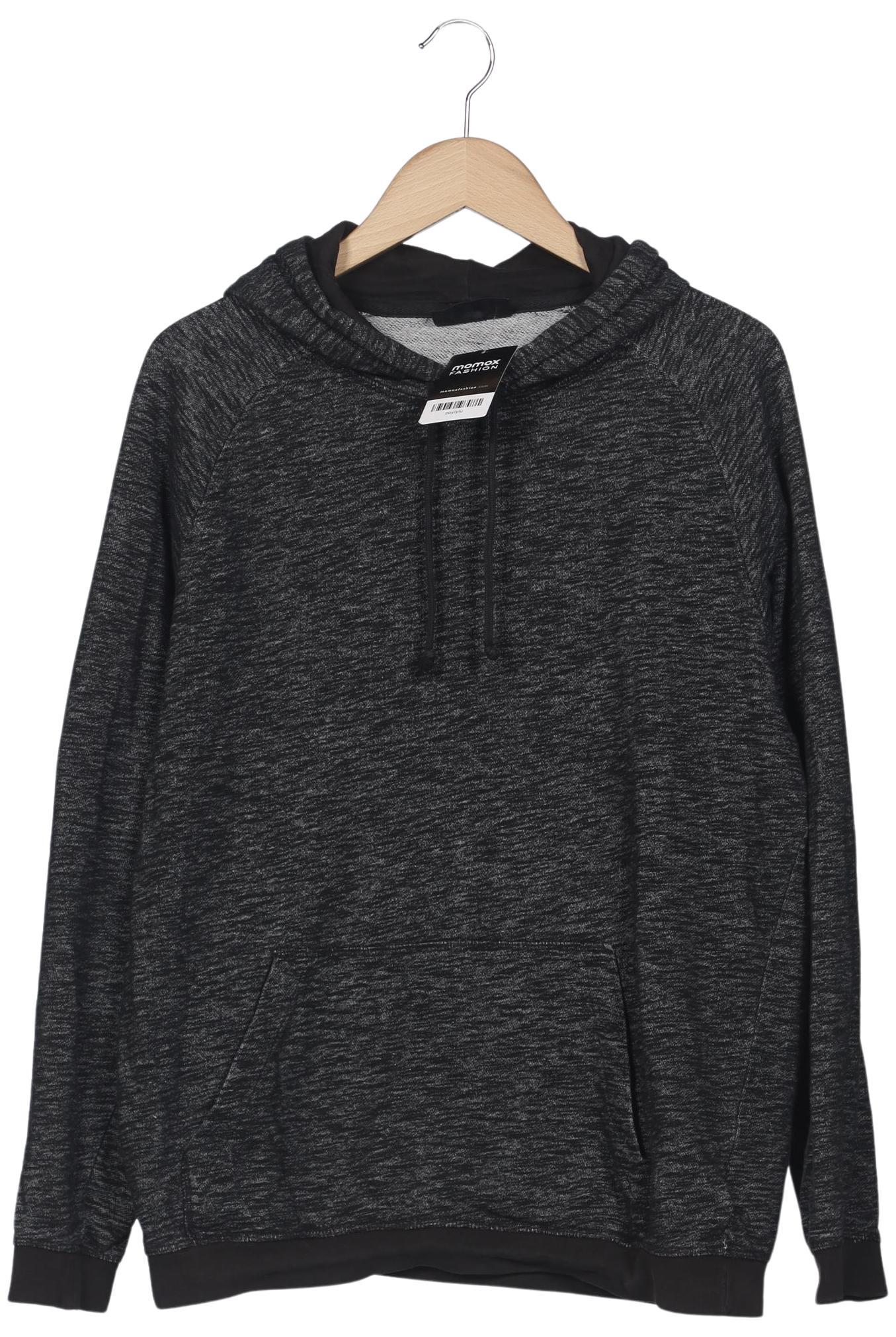 

H&M Herren Kapuzenpullover, grau, Gr. 52
