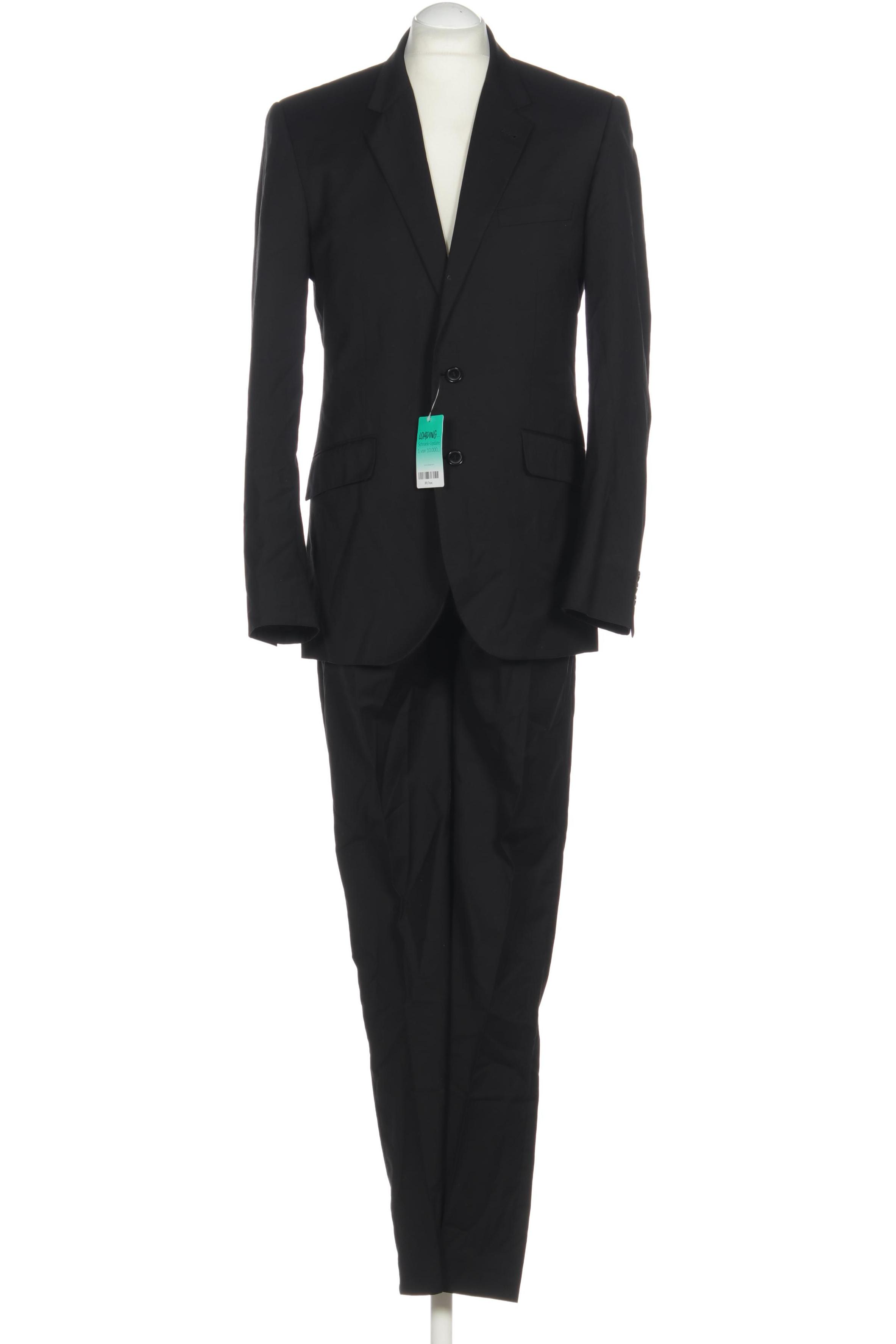 

H&M Herren Anzug, schwarz, Gr. 52