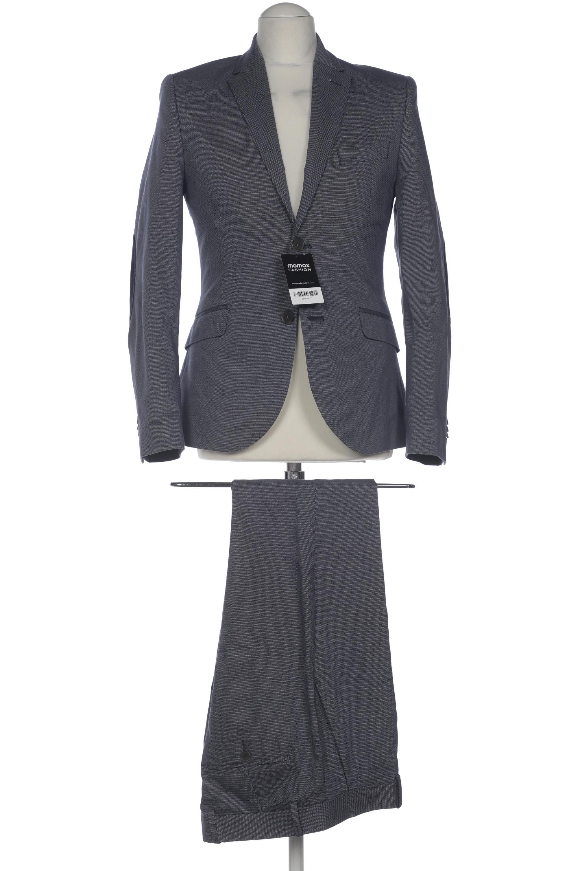 

H&M Herren Anzug, marineblau, Gr. 46