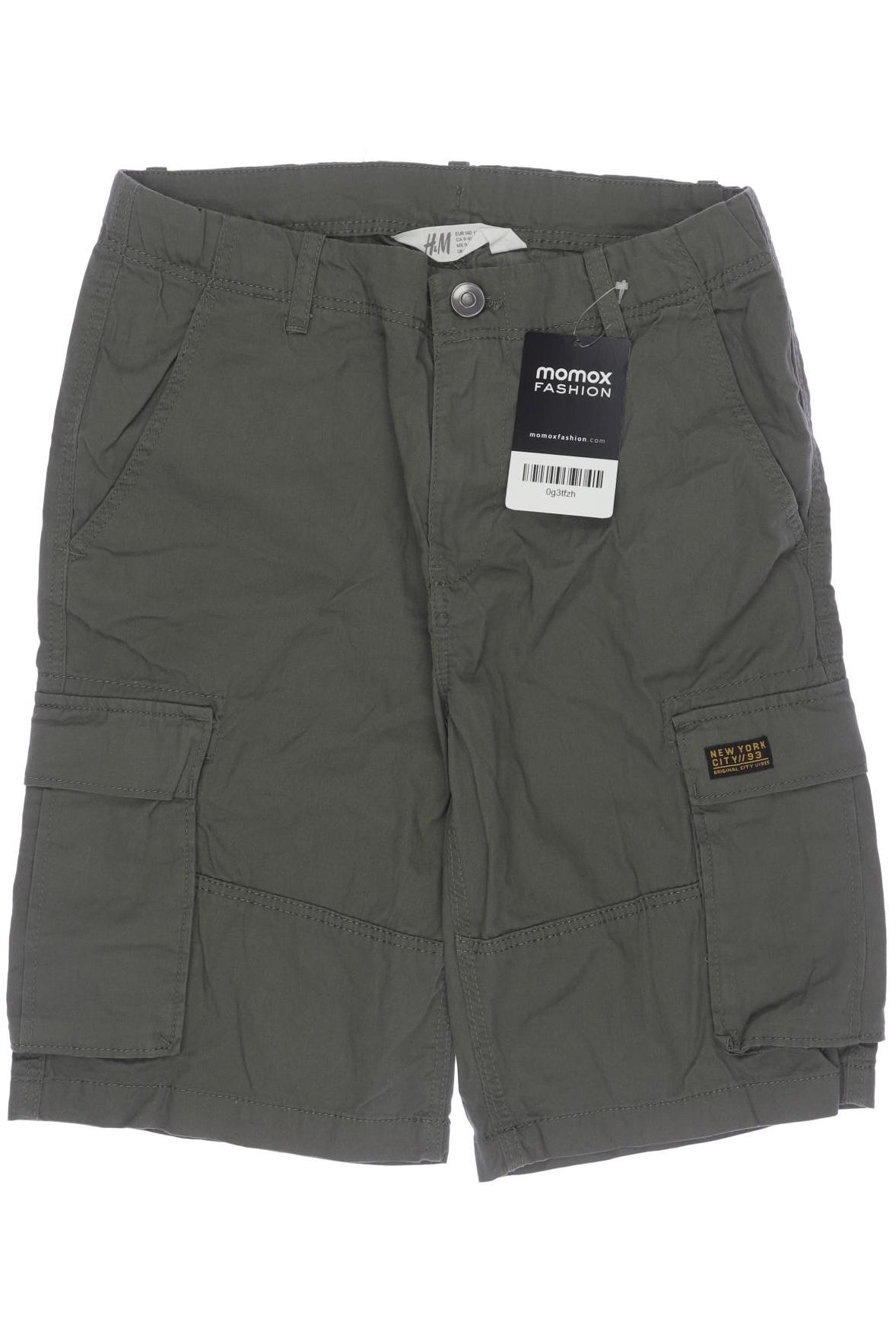 

H&M Herren Shorts, grün, Gr. 140