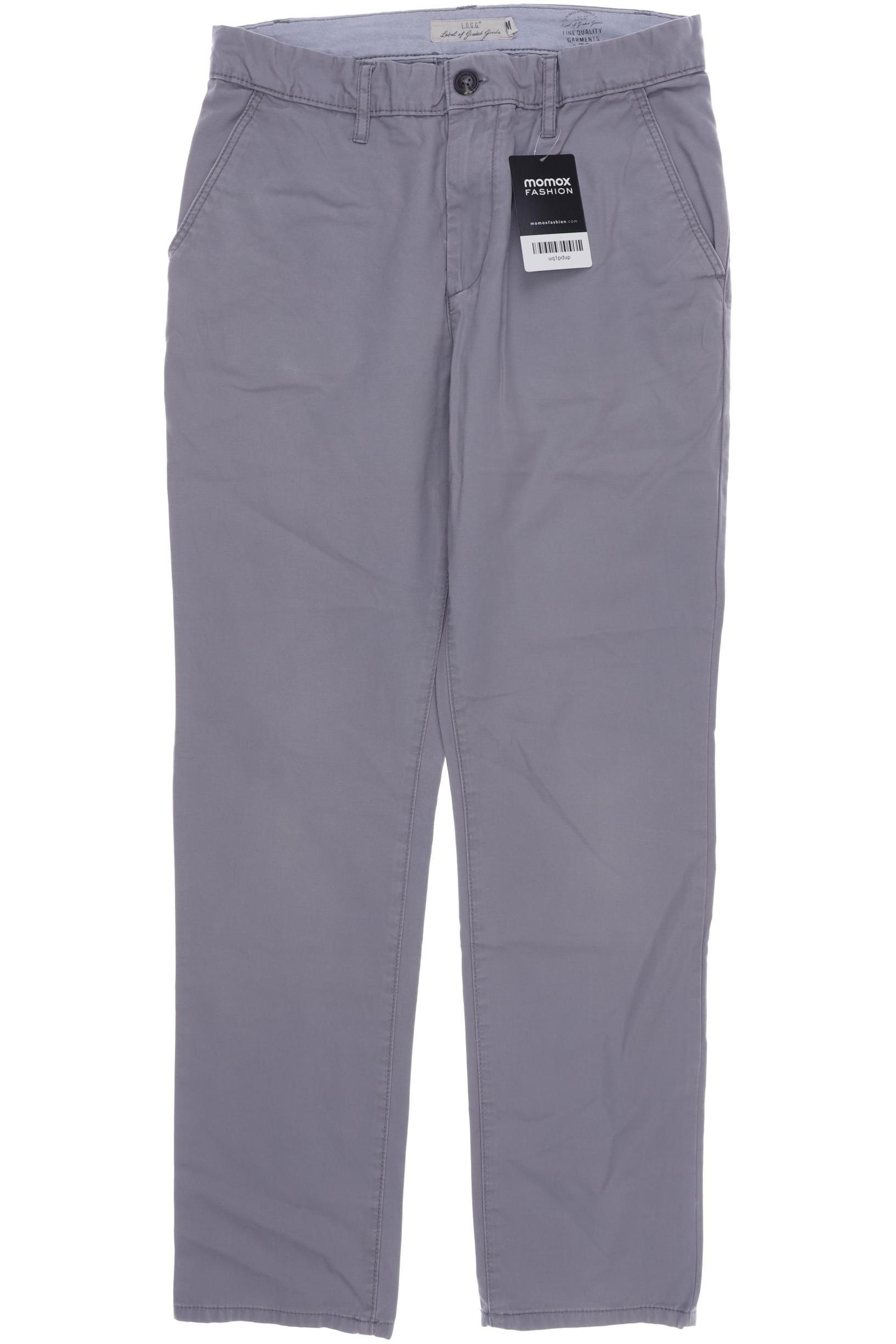 

H&M Herren Stoffhose, grau, Gr. 158
