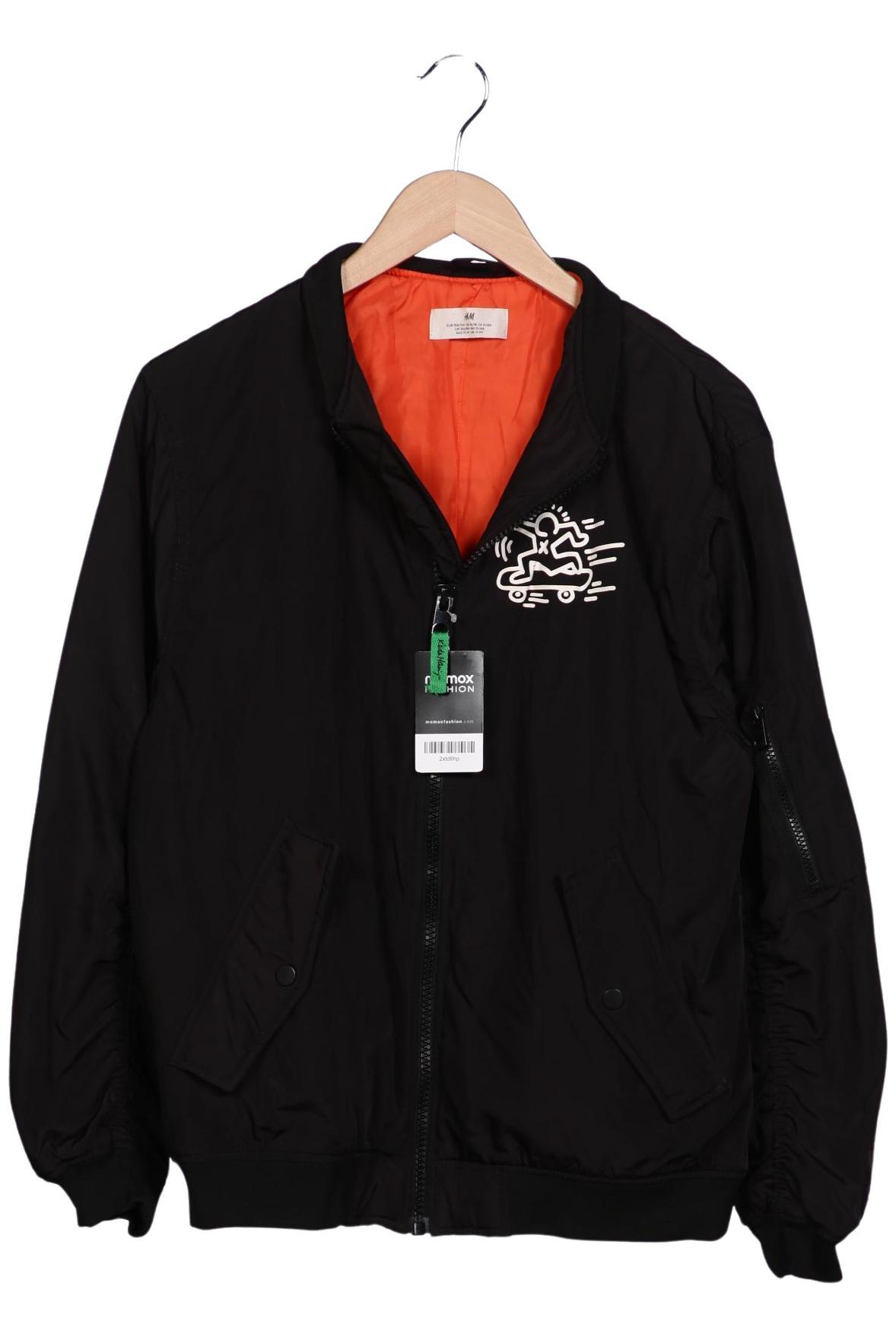 

H&M Jungen Jacke, schwarz, Gr. 158/164