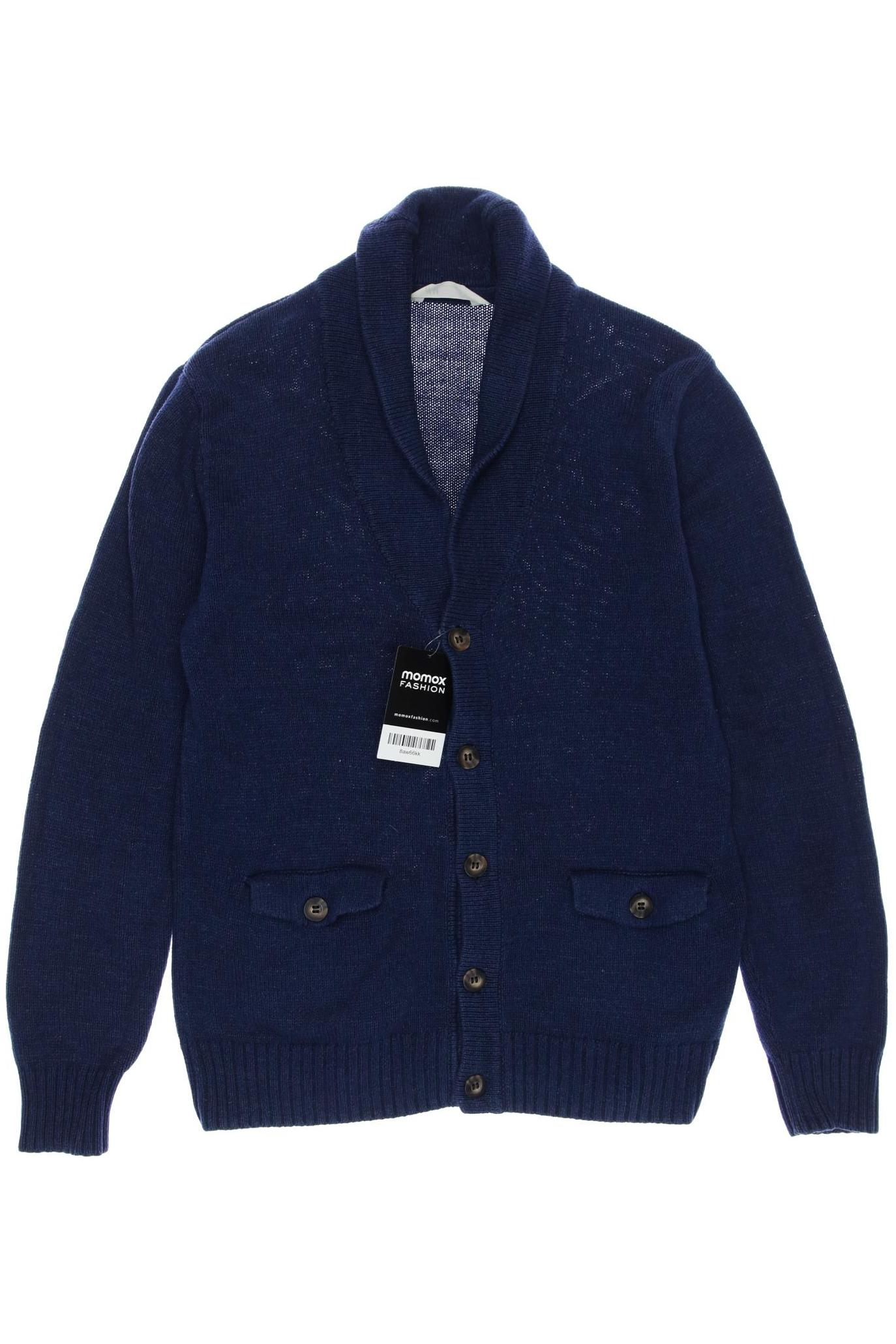 

H&M Herren Strickjacke, marineblau, Gr. 158