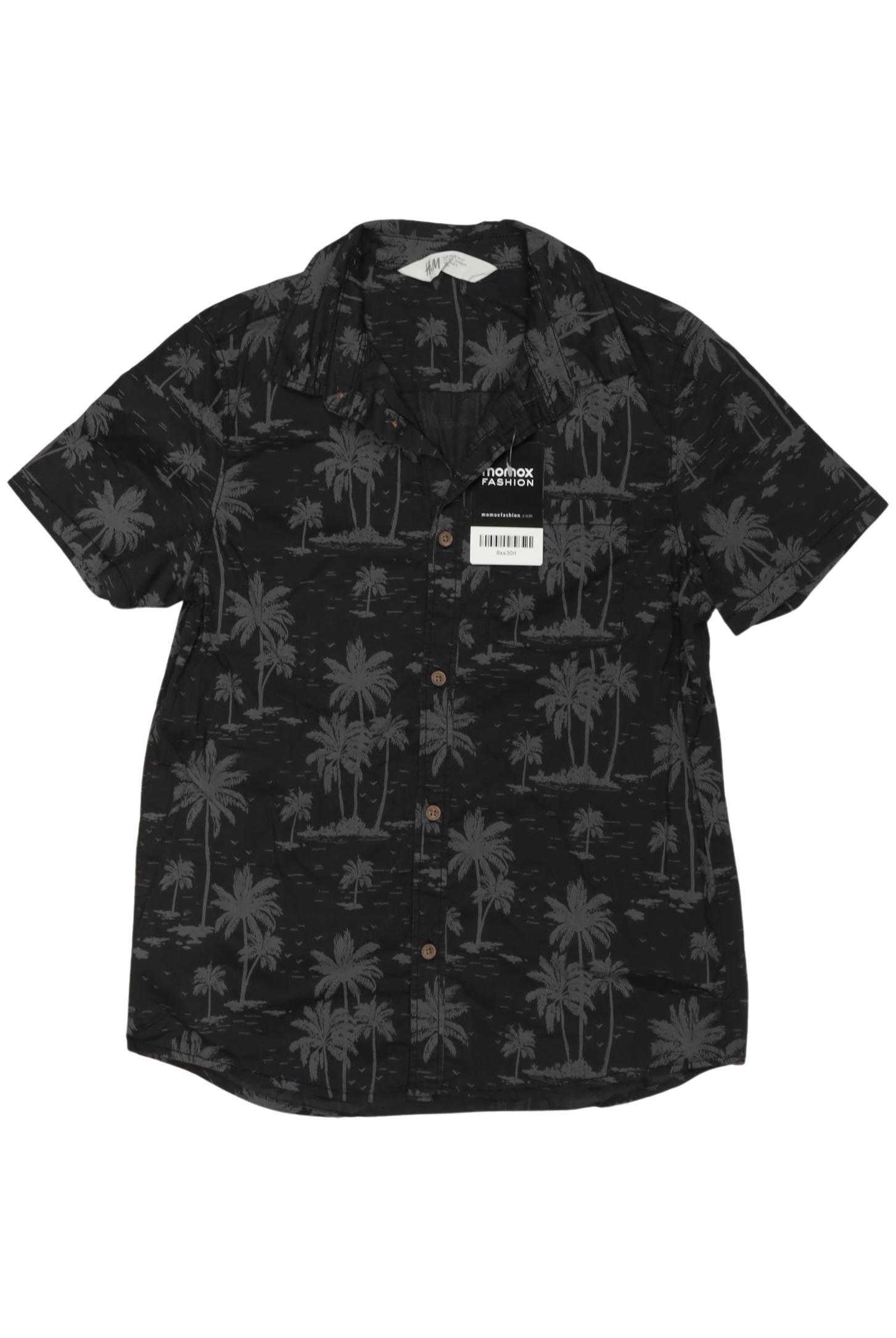 

H&M Jungen Hemd, schwarz, Gr. 146