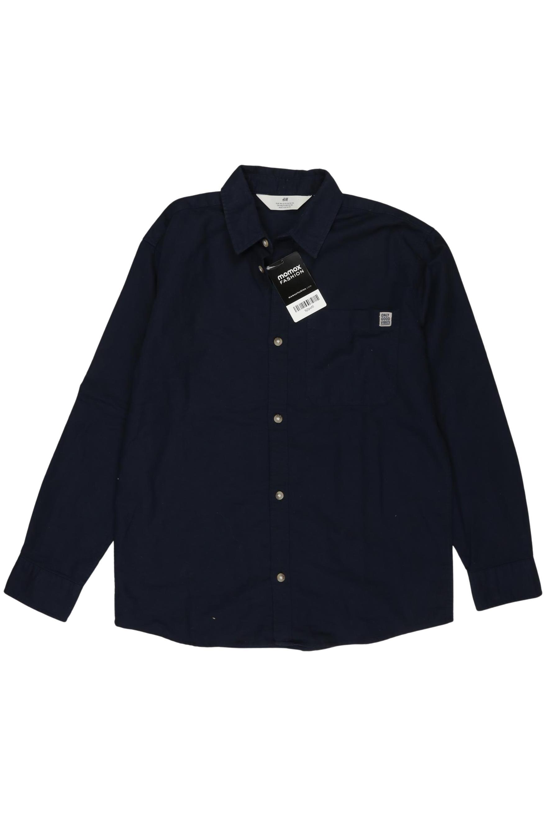 

H&M Jungen Hemd, marineblau, Gr. 146