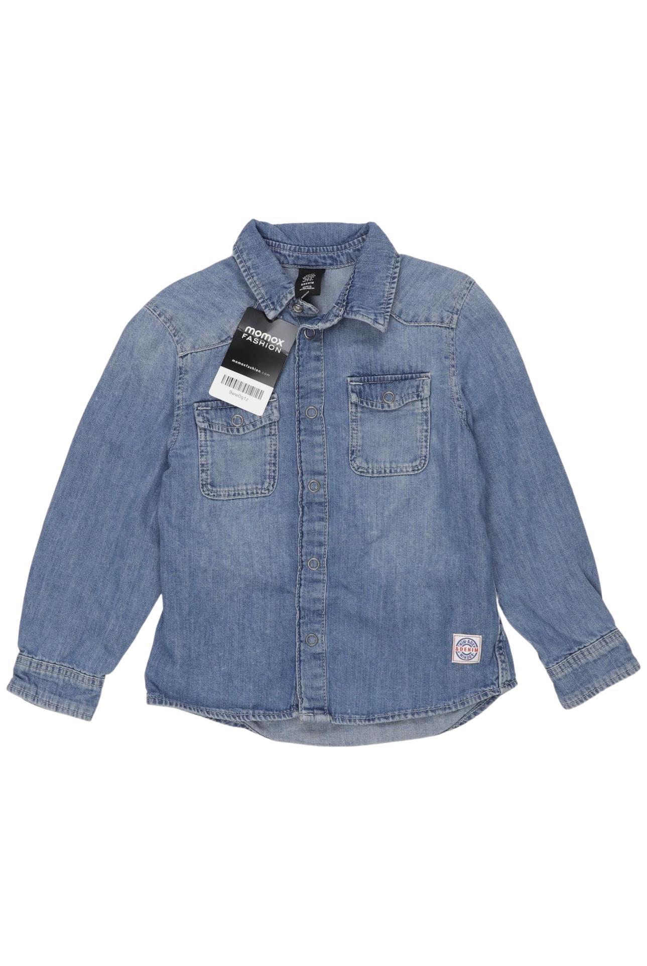 

H&M Jungen Hemd, blau, Gr. 110