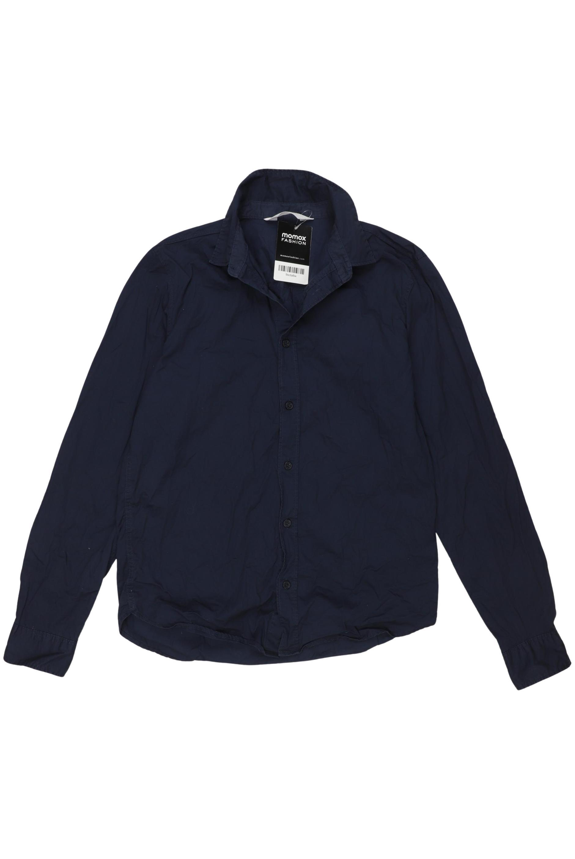 

H&M Herren Hemd, marineblau, Gr. 164