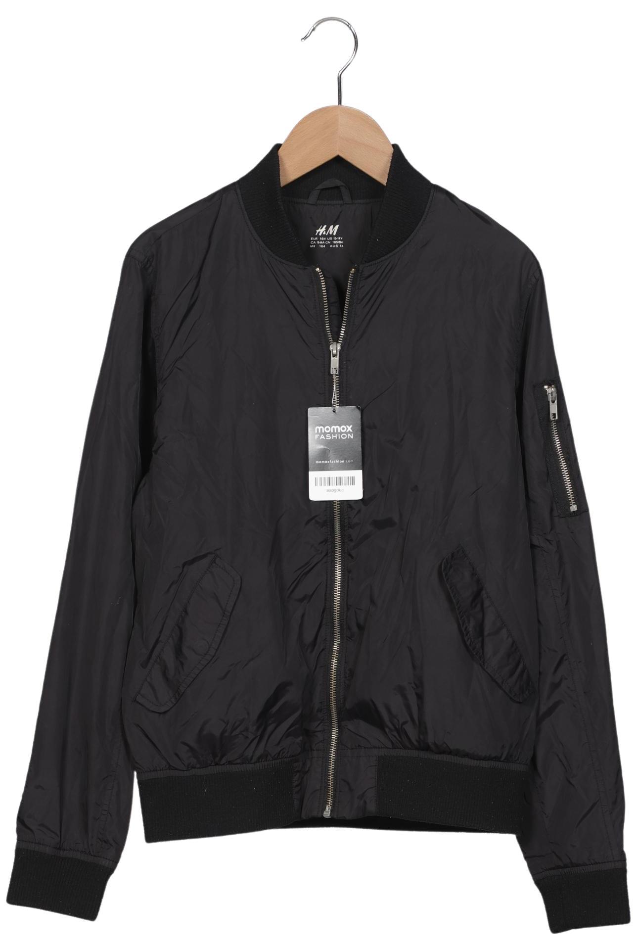 

H&M Jungen Jacke, schwarz, Gr. 164