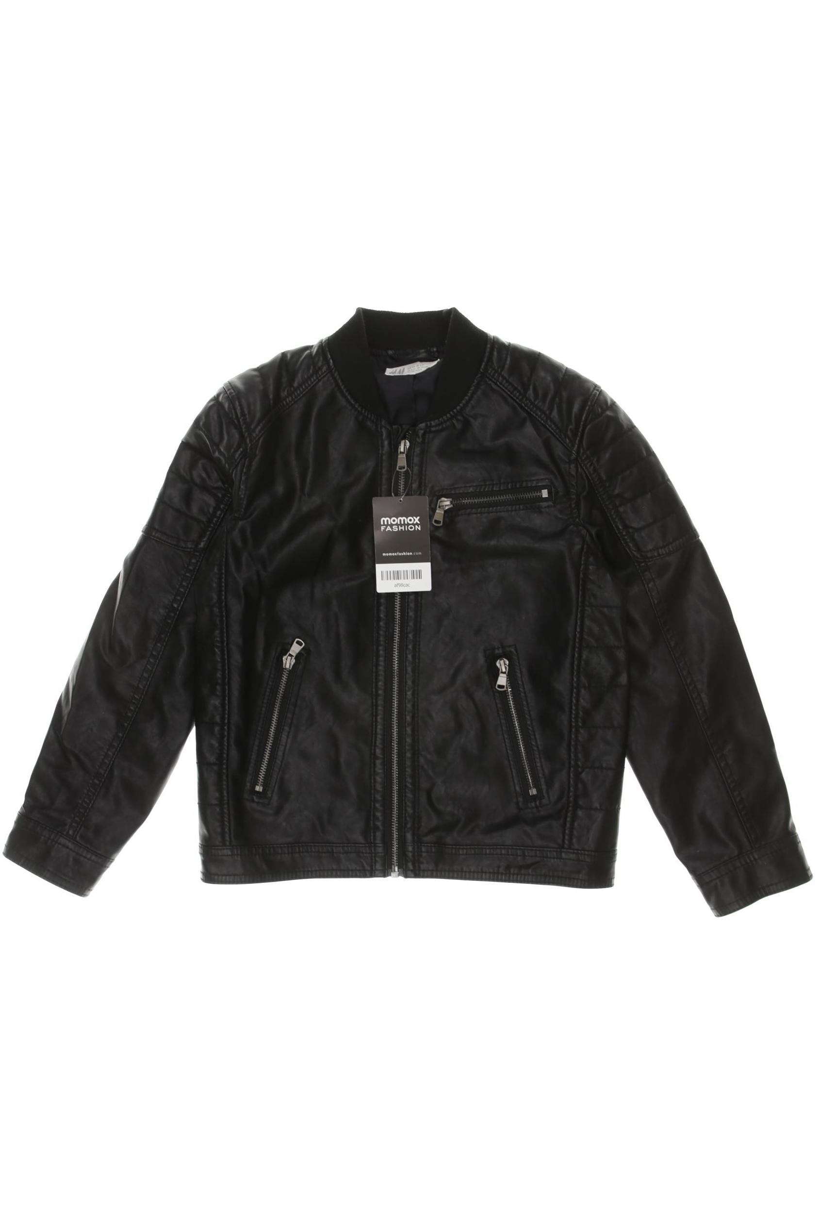 

H&M Herren Jacke, schwarz, Gr. 134