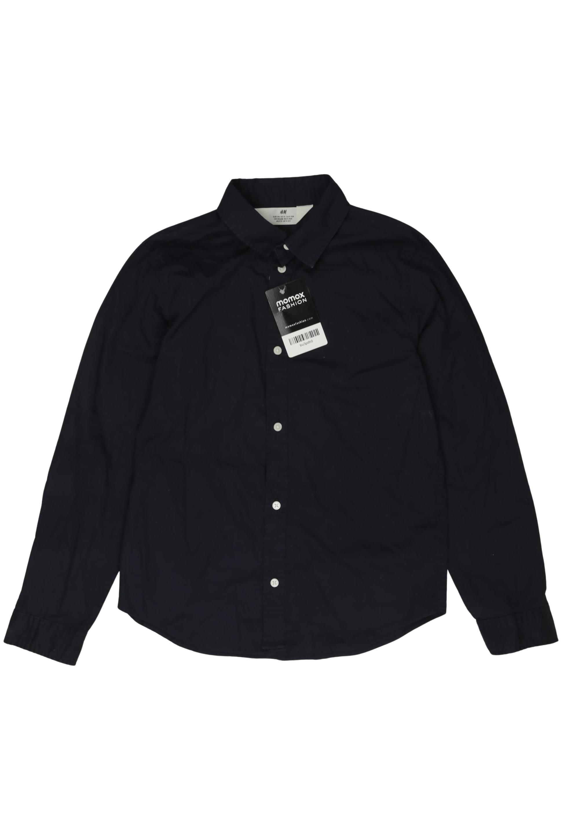 

H&M Jungen Hemd, marineblau, Gr. 140