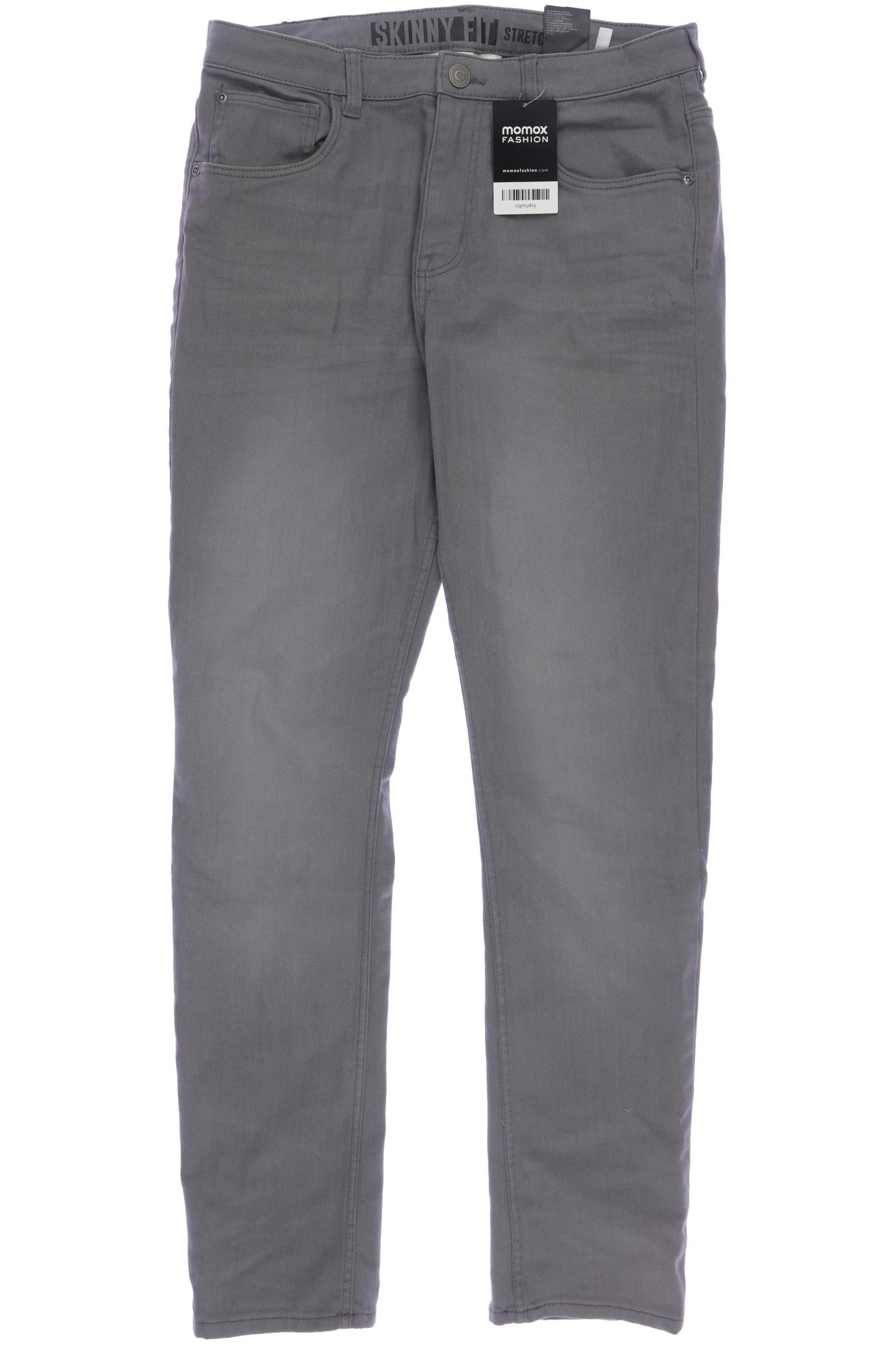 

H&M Herren Jeans, grau, Gr. 170