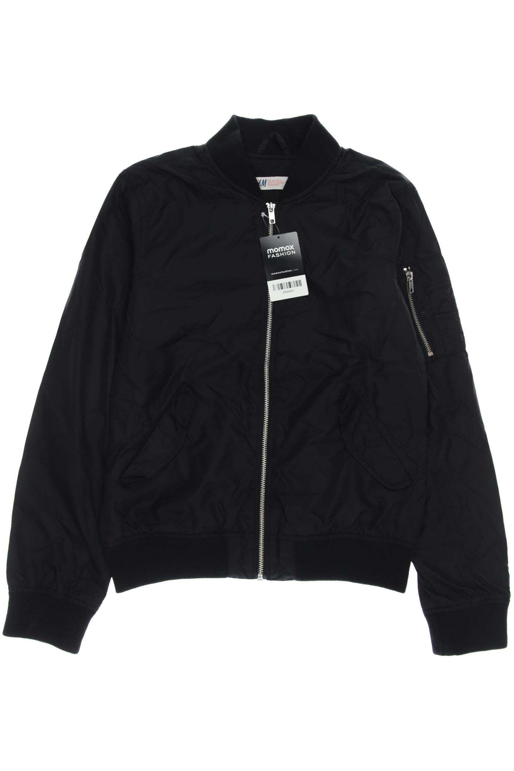 

H&M Herren Jacke, schwarz, Gr. 158