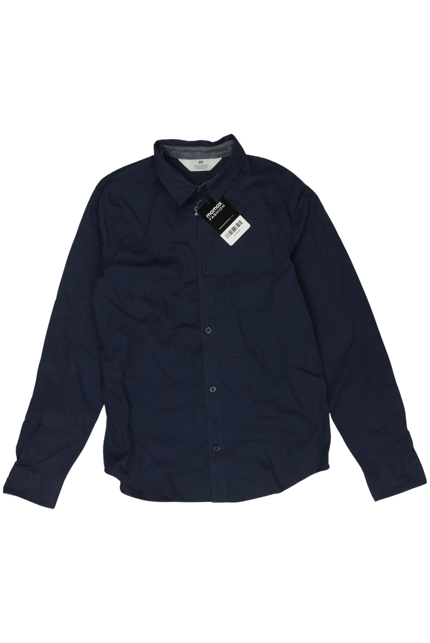 

H&M Jungen Hemd, marineblau, Gr. 152