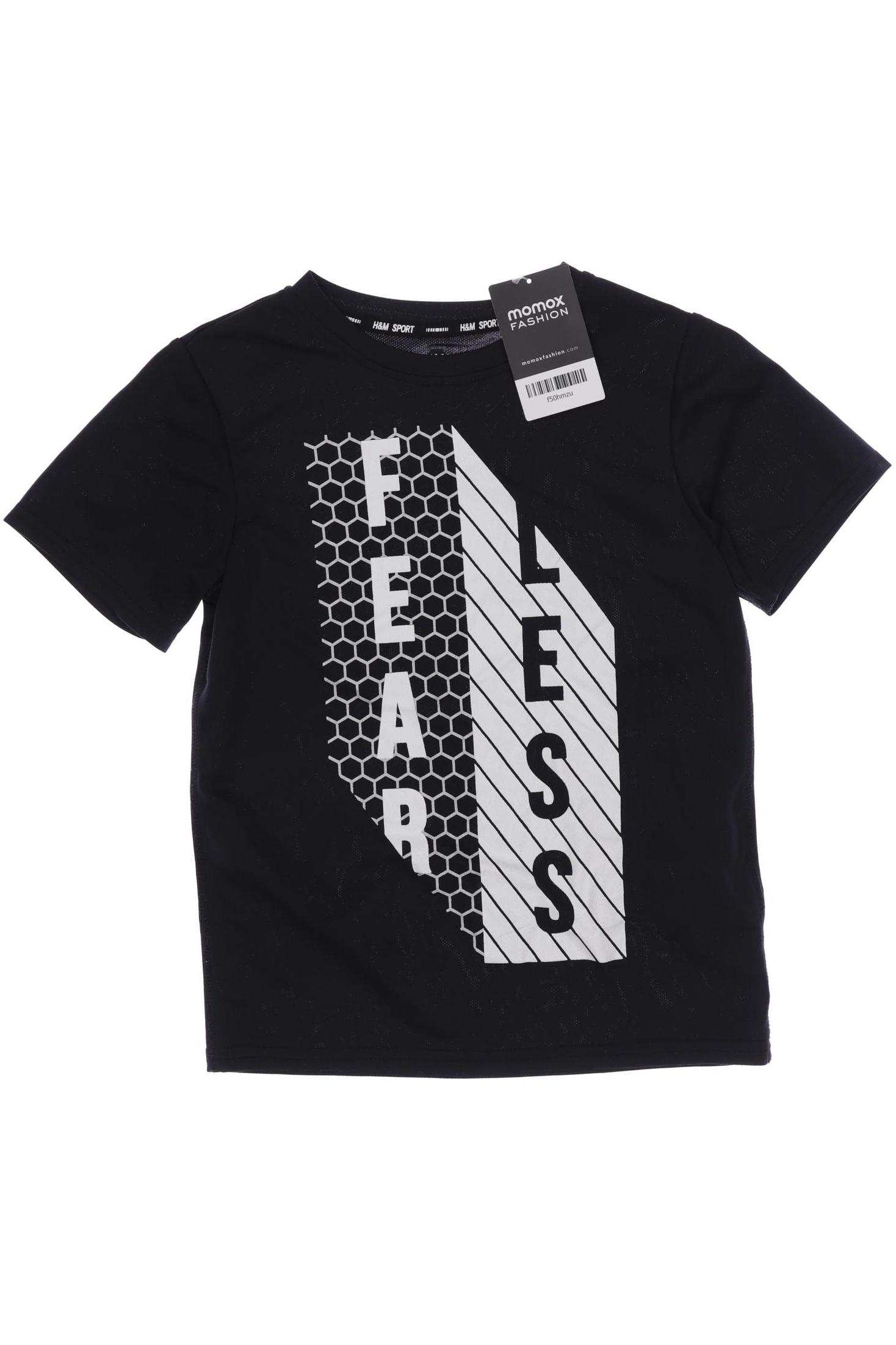 

H&M Jungen T-Shirt, schwarz