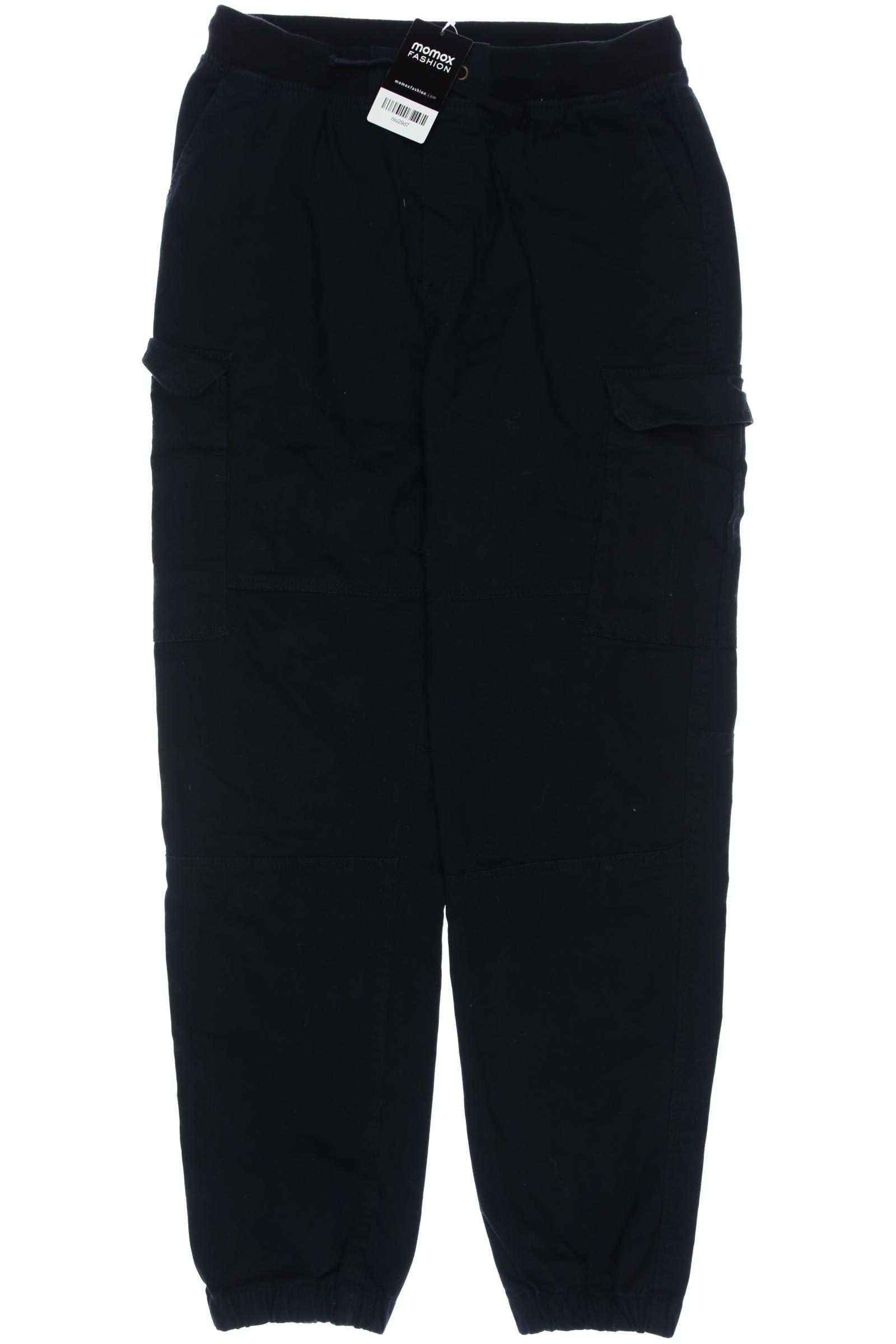 

H&M Herren Stoffhose, schwarz, Gr. 170
