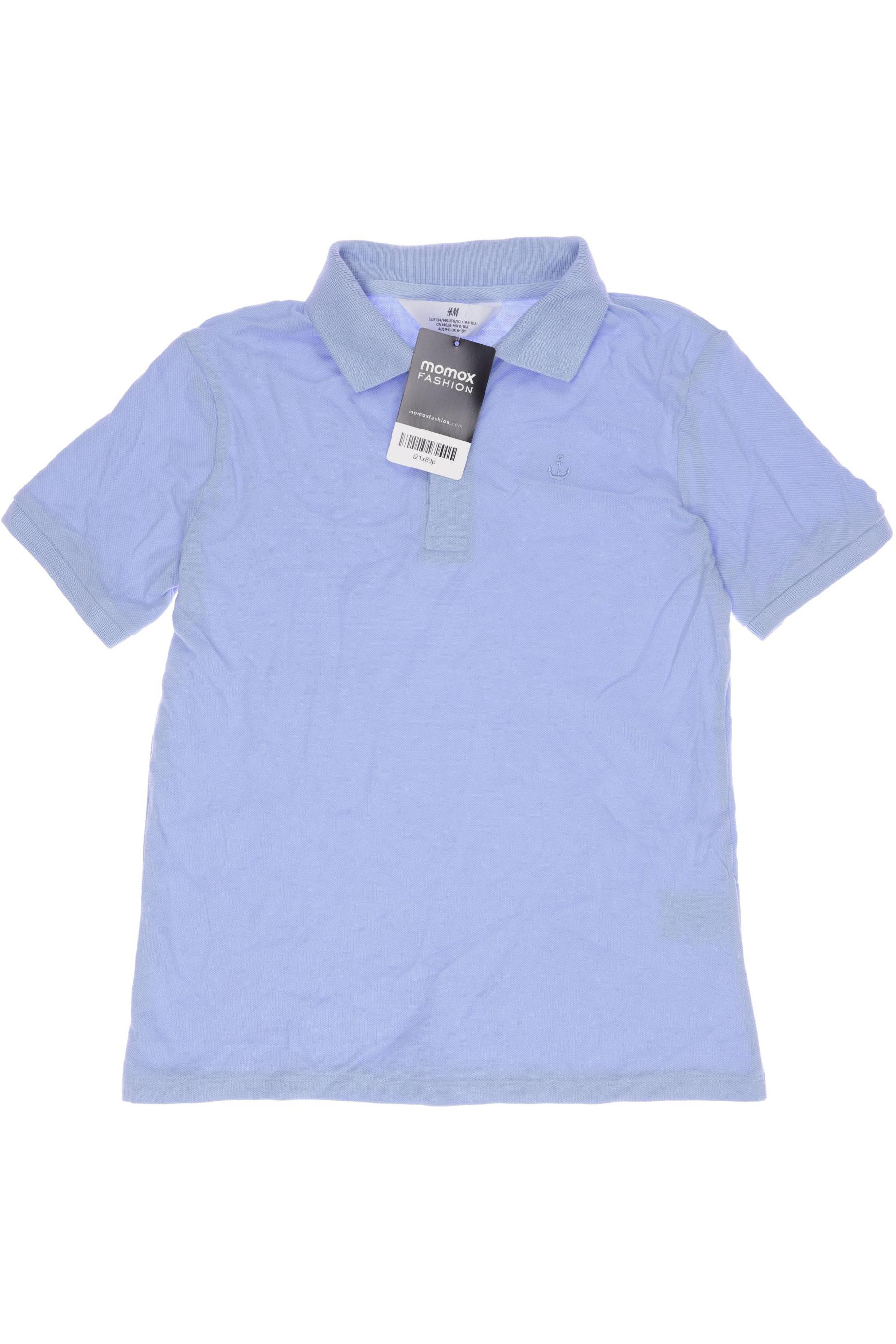 

H&M Jungen Poloshirt, hellblau, Gr. 134
