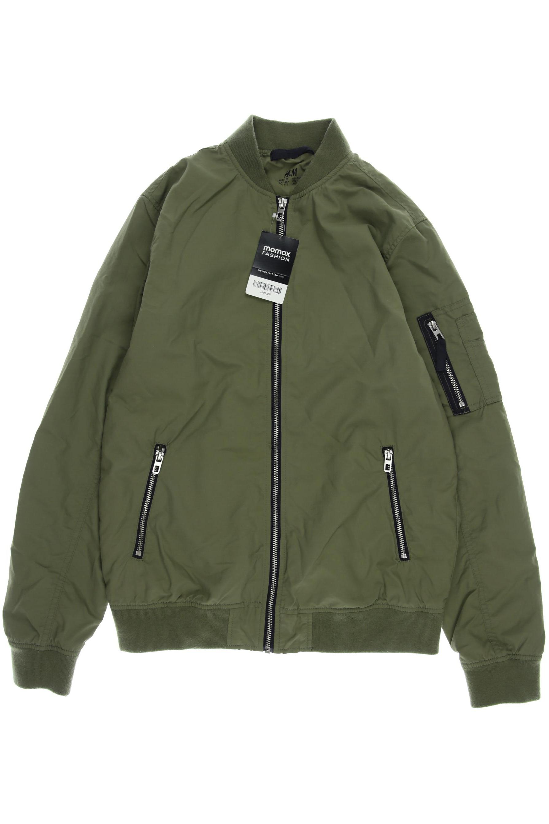 

H&M Herren Jacke, grün, Gr. 170