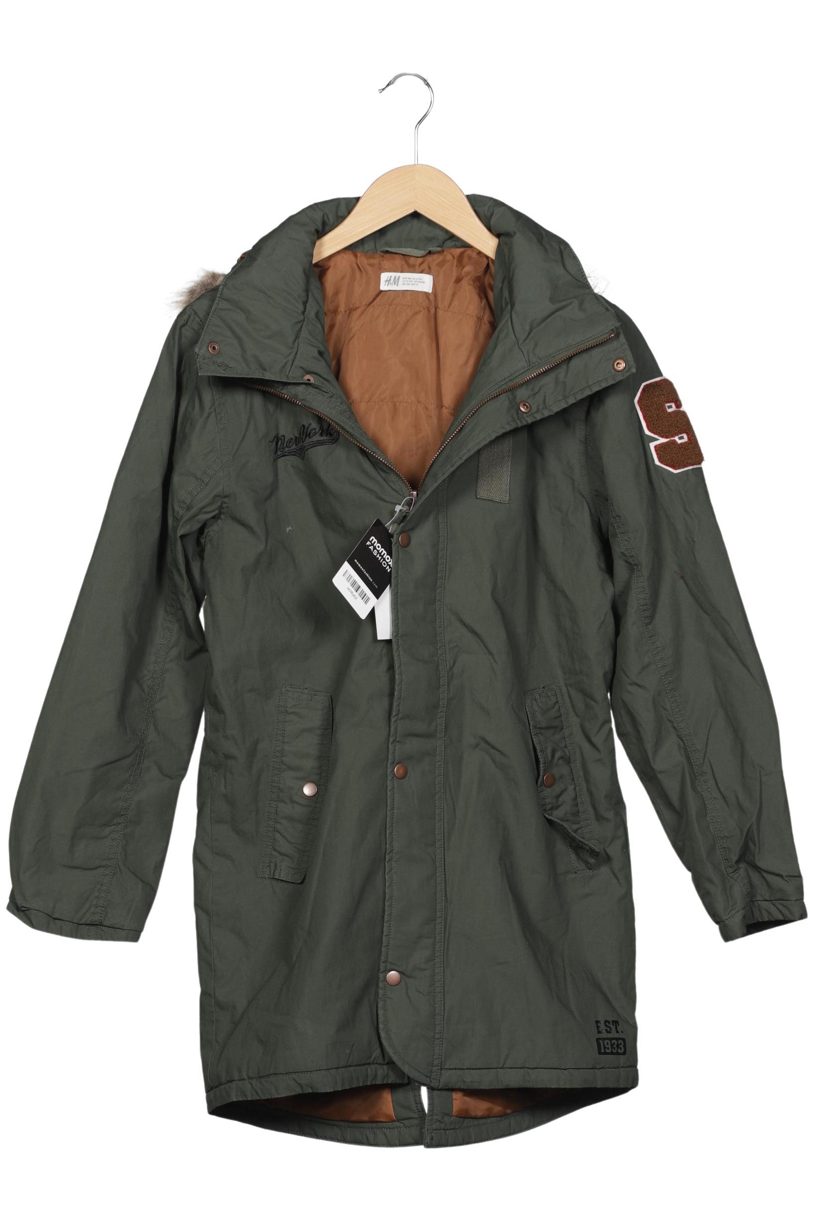 

H&M Jungen Jacke, grün, Gr. 158