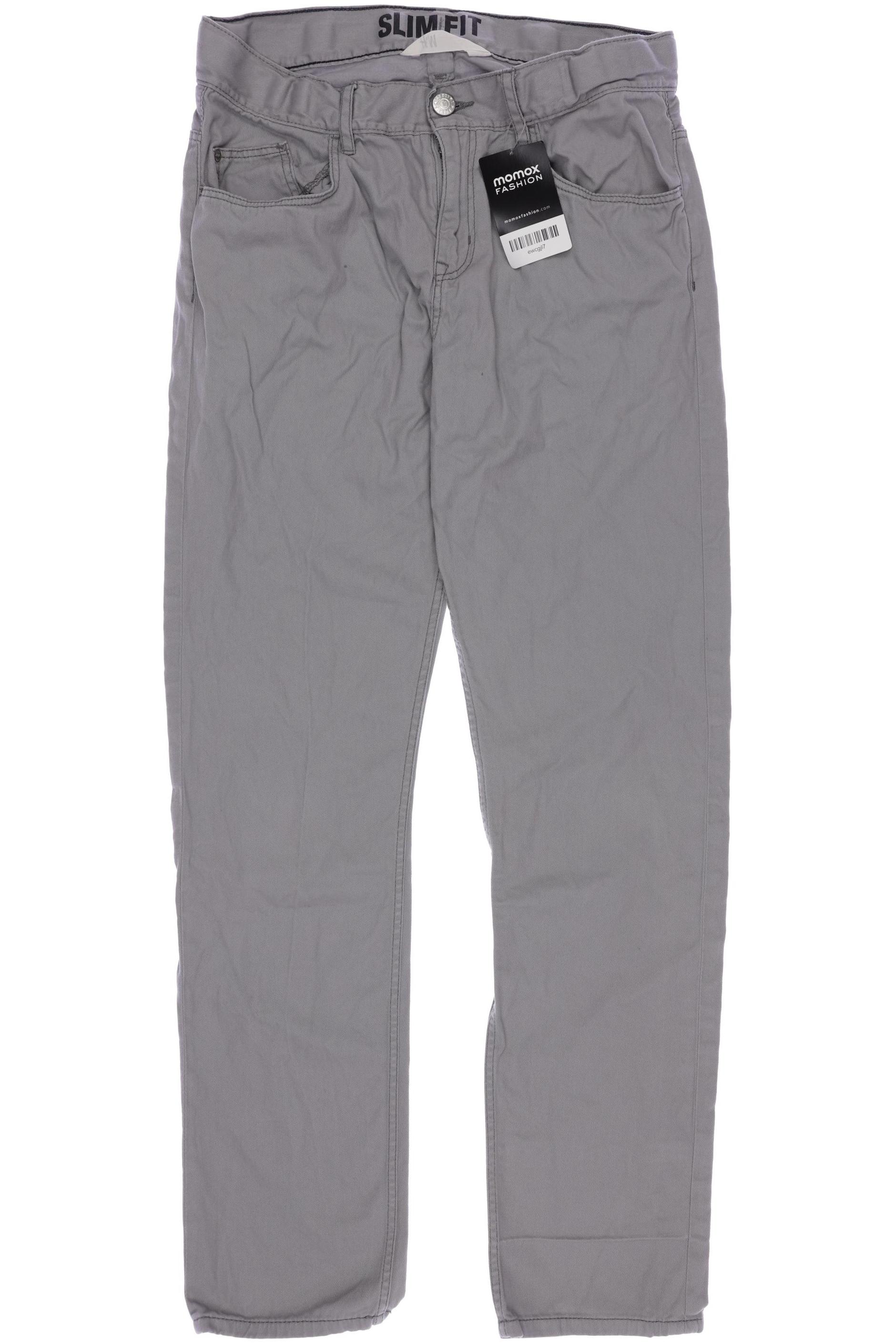 

H&M Herren Jeans, grau, Gr. 164