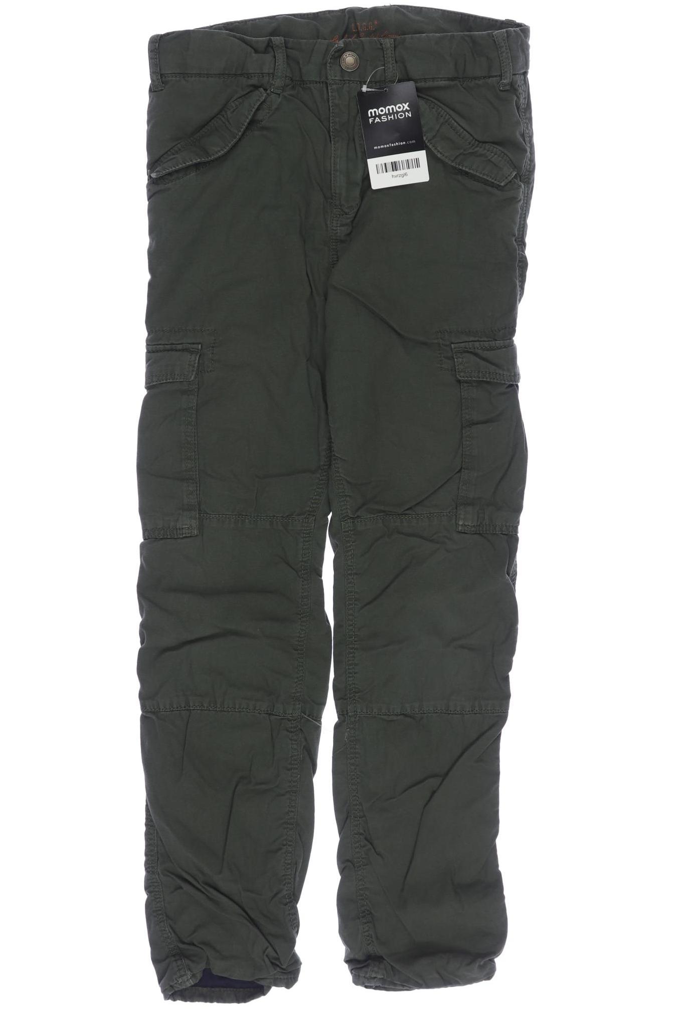 

H&M Herren Stoffhose, grün, Gr. 140