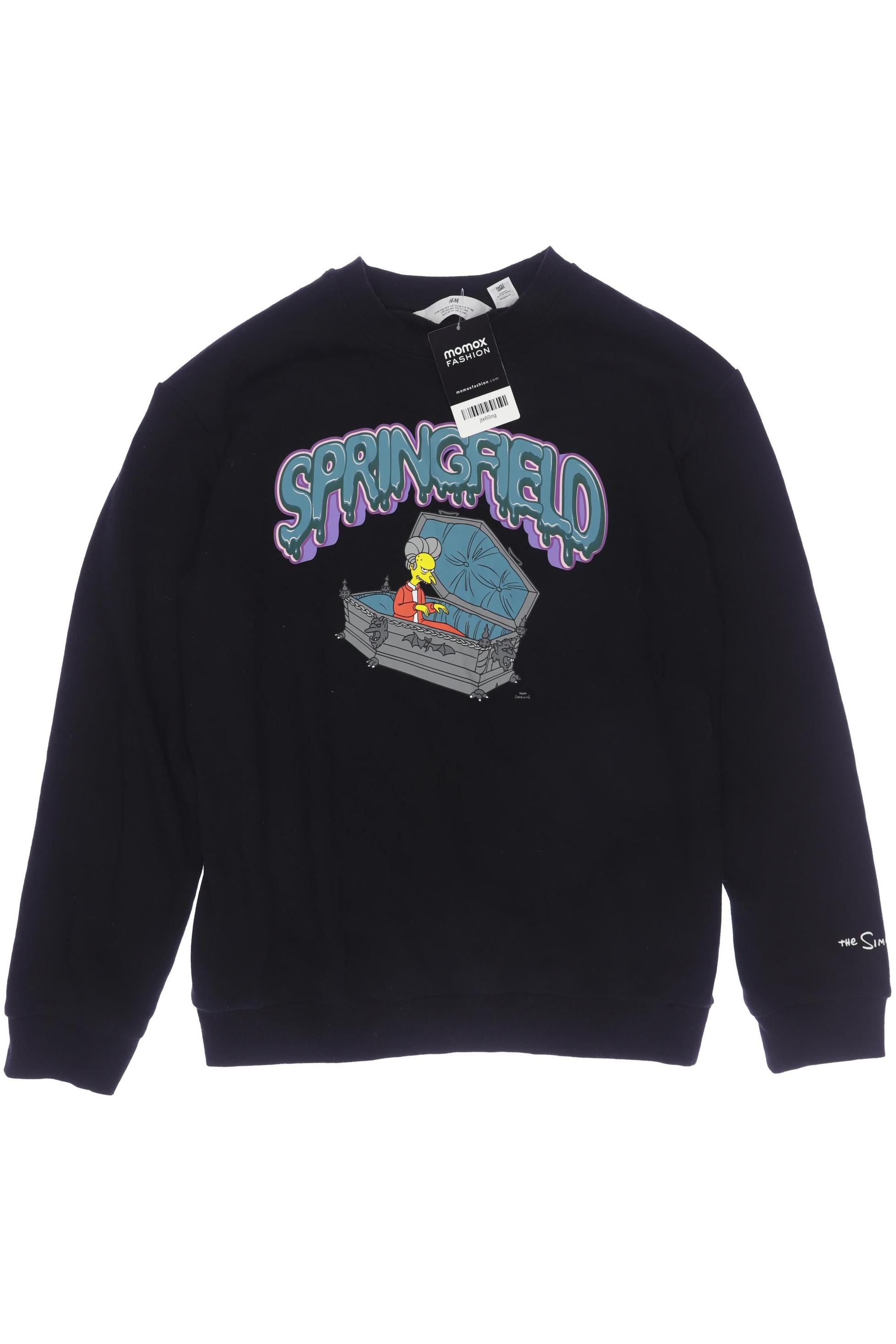 

H&M Herren Hoodies & Sweater, schwarz, Gr. 158/164