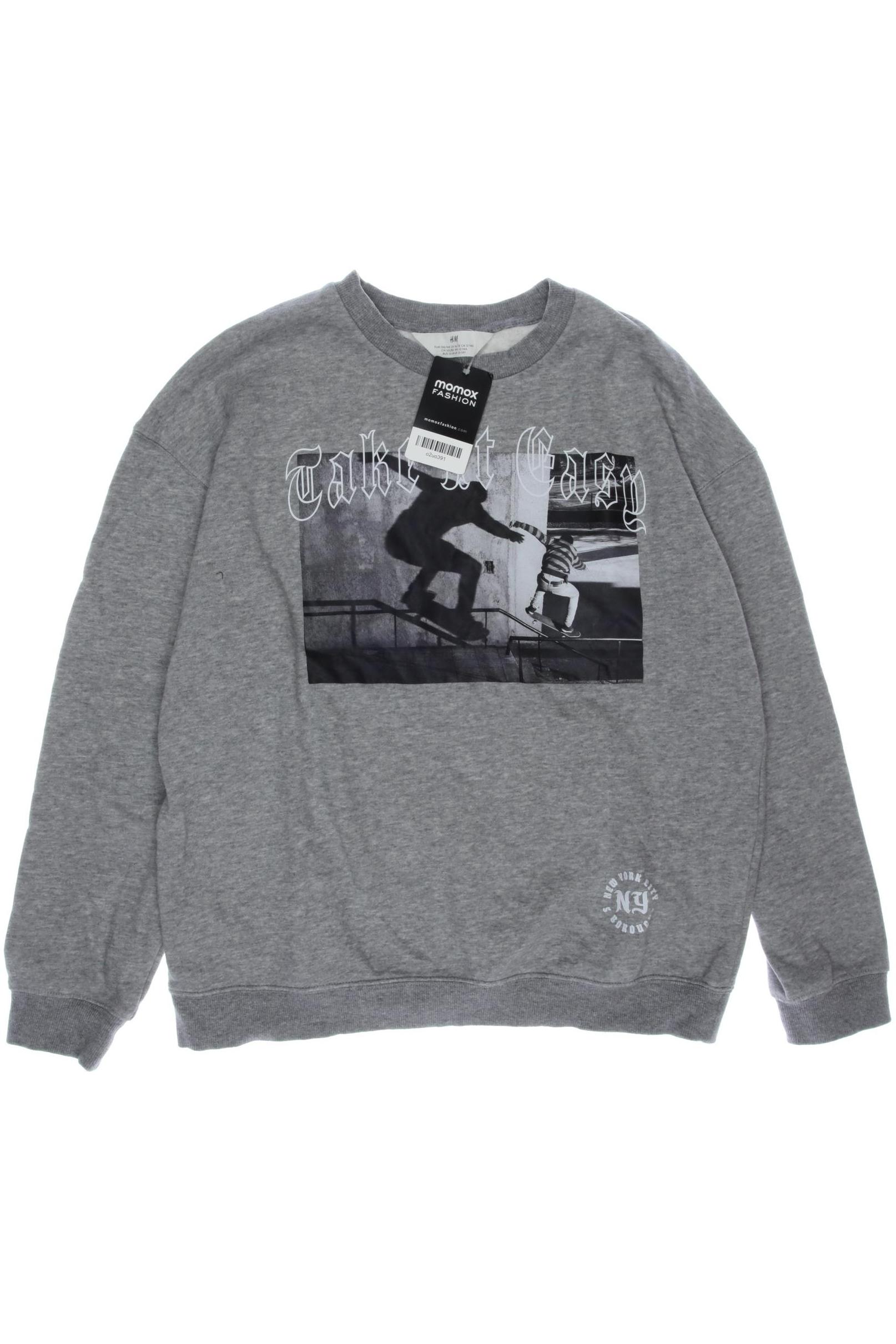 

H&M Herren Hoodies & Sweater, grau, Gr. 158/164