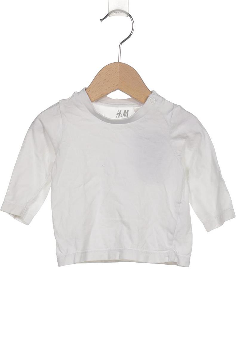 

H&M Herren Langarmshirt, weiß, Gr. 56