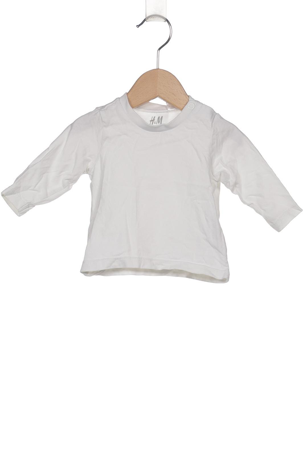 

H&M Herren Langarmshirt, weiß, Gr. 56