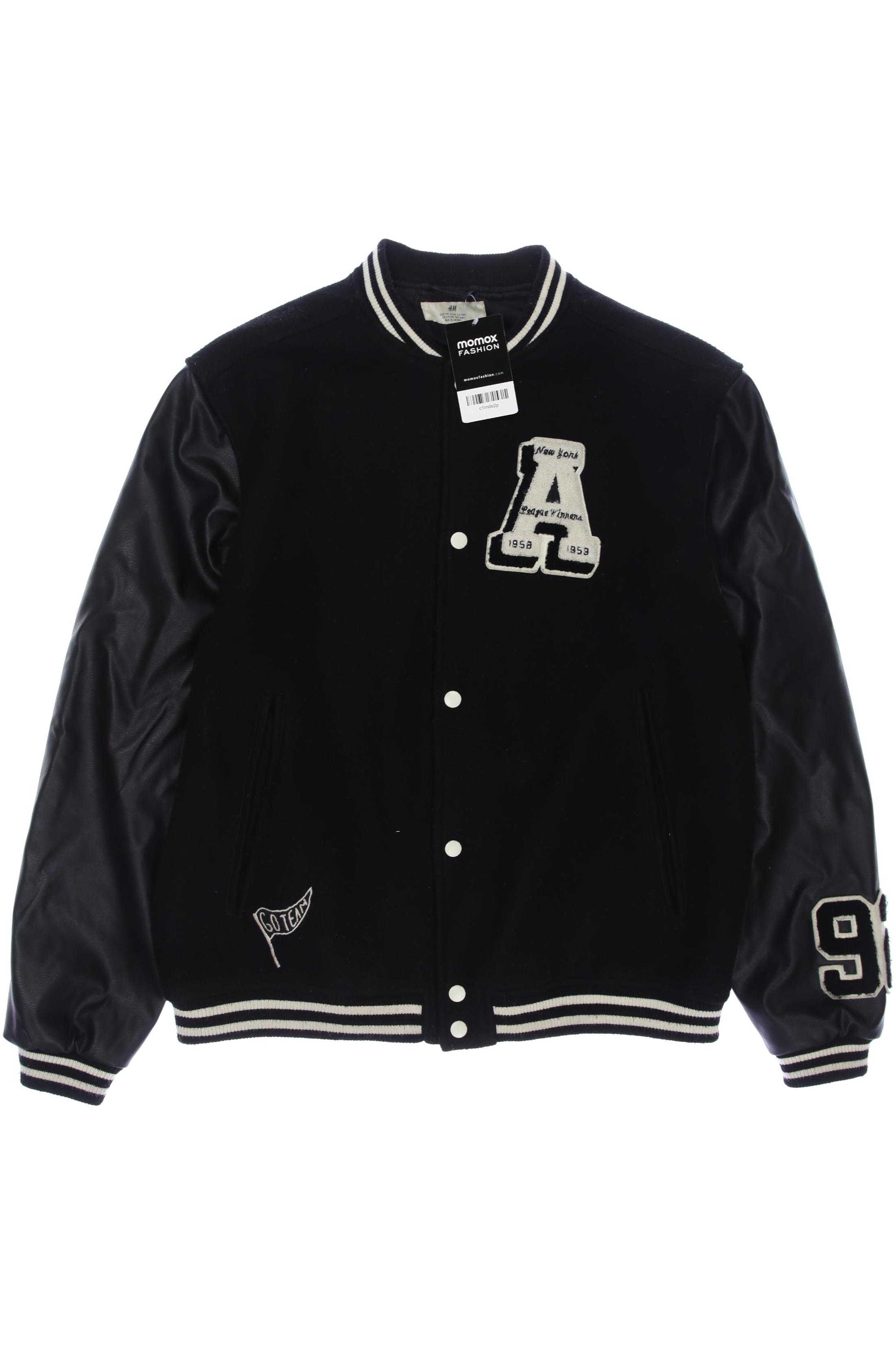 

H&M Herren Jacke, schwarz, Gr. 170