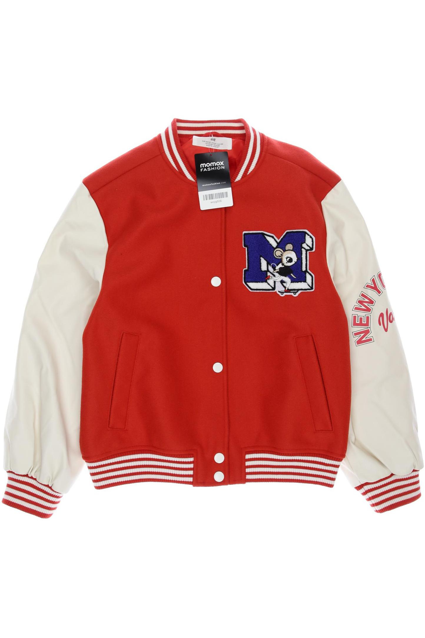 

H&M Herren Jacke, rot, Gr. 134/140