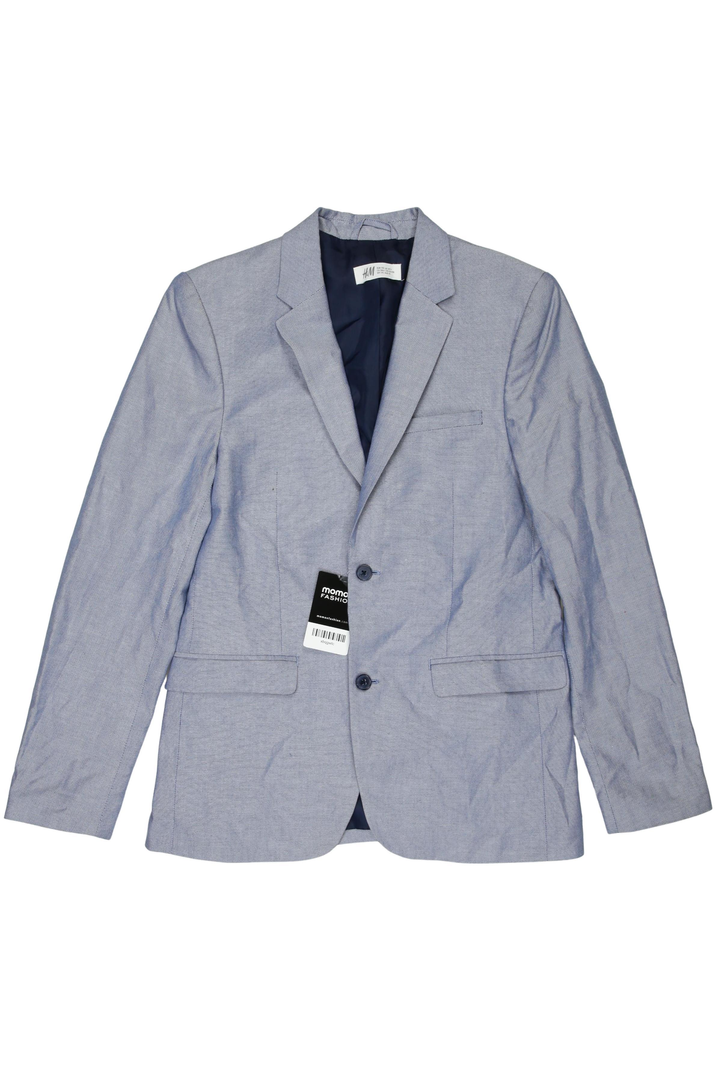 

H&M Herren Jacke, blau, Gr. 170