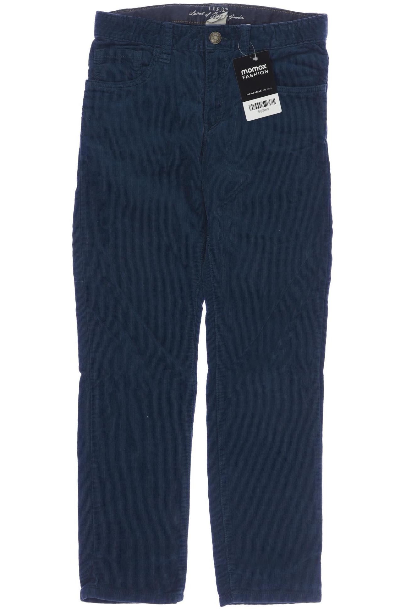 

H&M Herren Stoffhose, türkis, Gr. 140