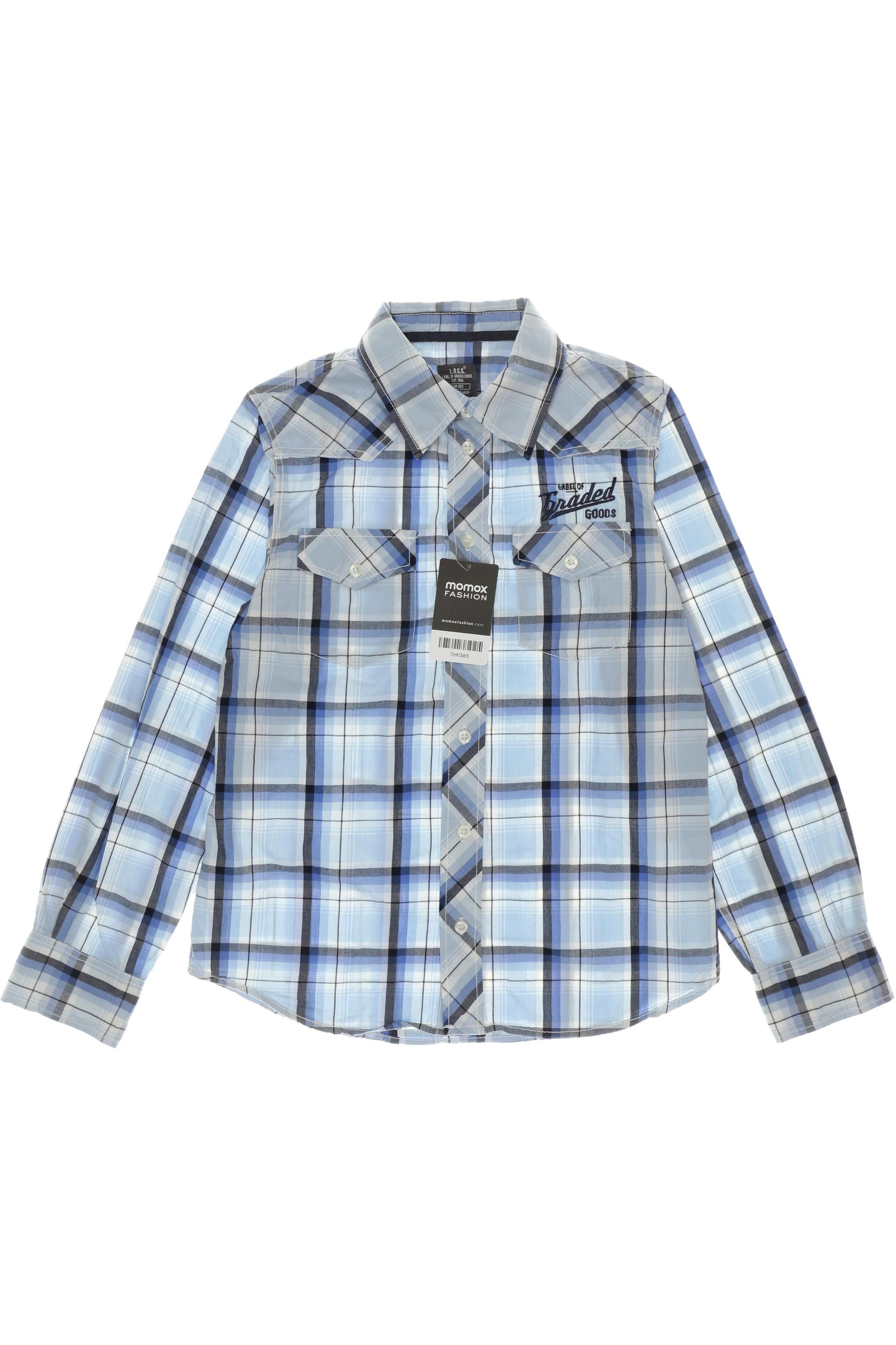 

H&M Jungen Hemd, blau, Gr. 152