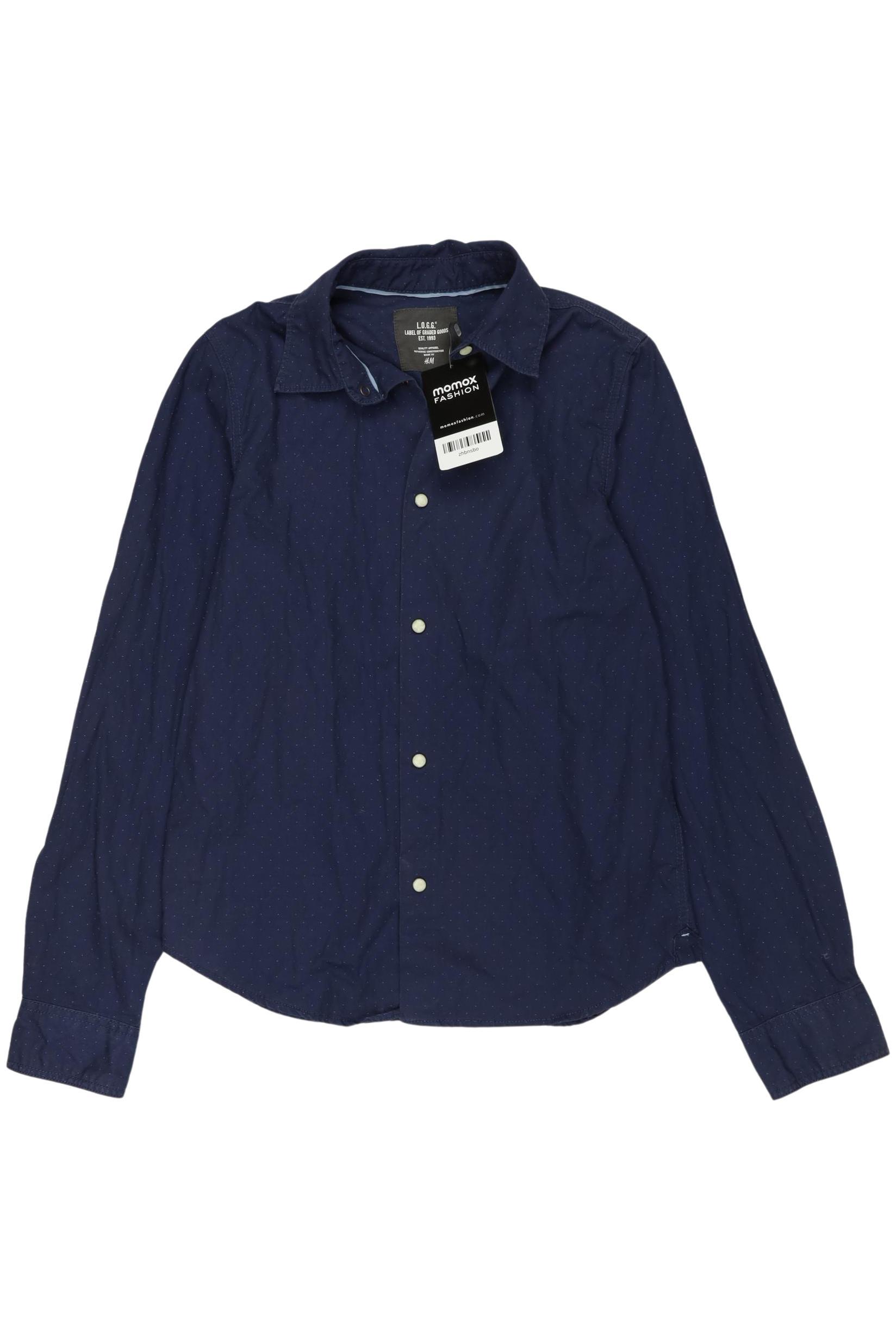 

H&M Jungen Hemd, marineblau, Gr. 146