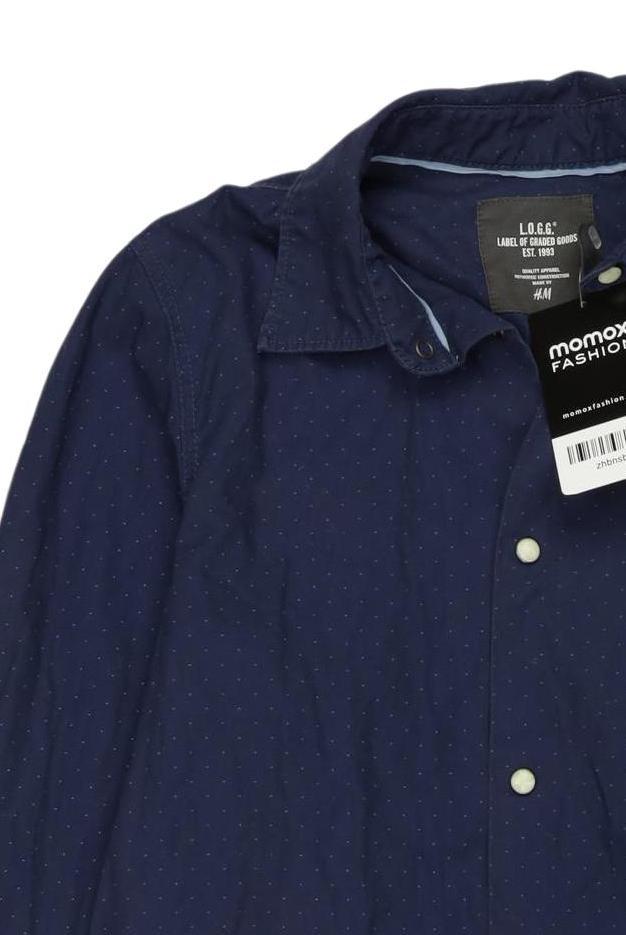 Thumbnail - H&amp;M Jungen Hemd, marineblau, Gr. 146