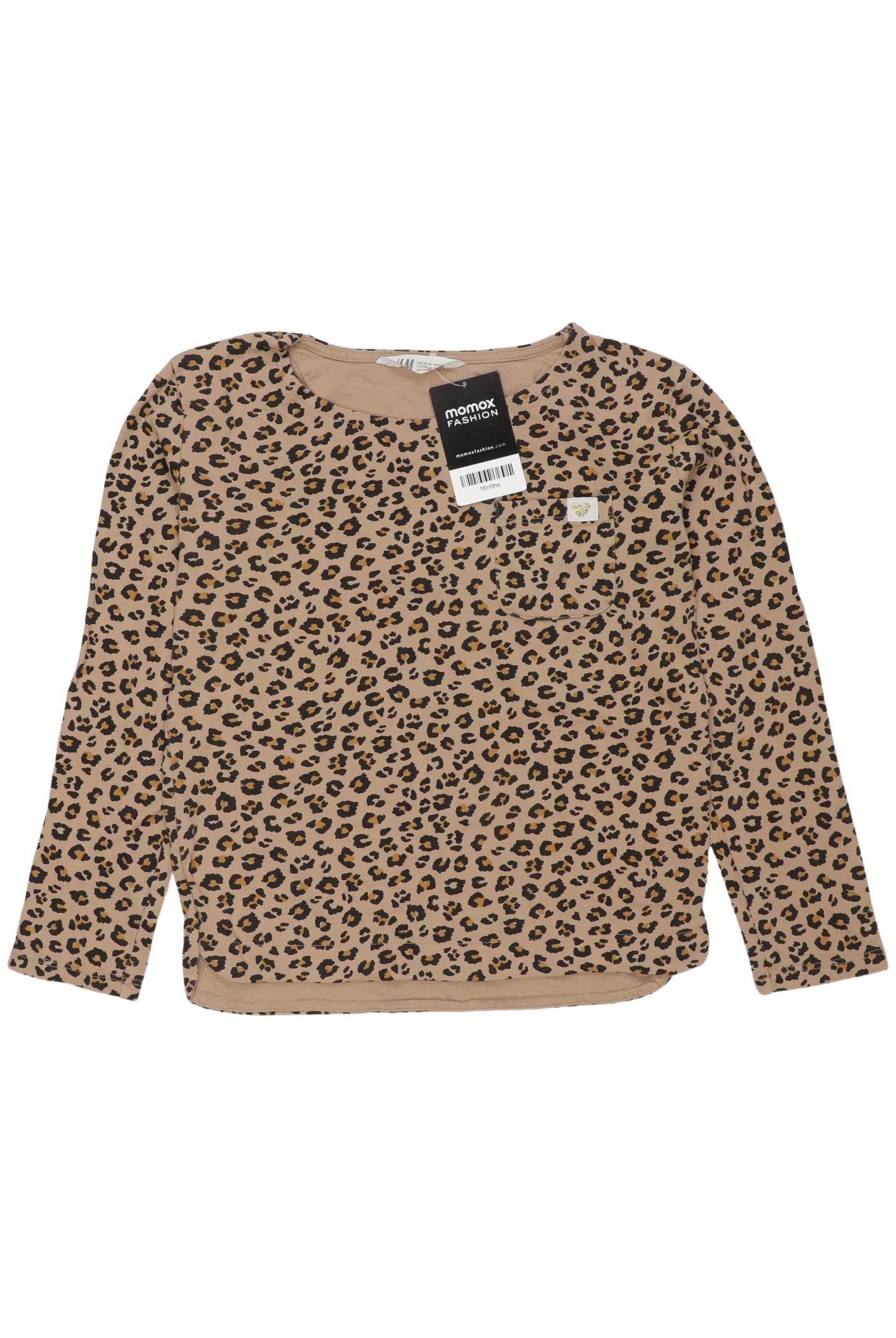 

H&M Mädchen Langarmshirt, beige, Gr. 134/140
