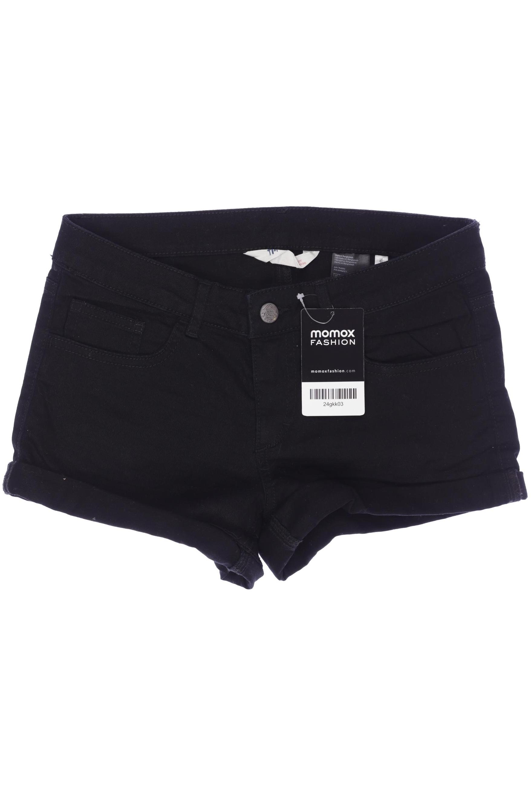 

H&M Damen Shorts, schwarz, Gr. 158