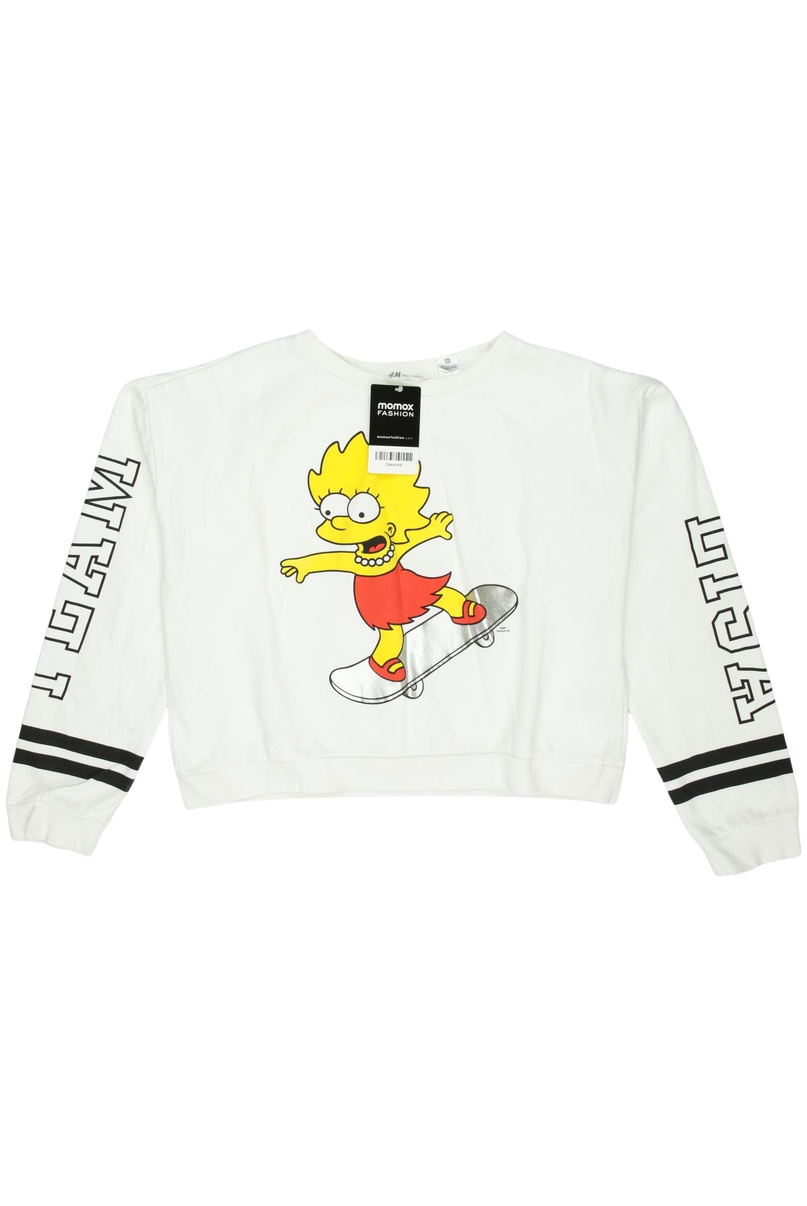 

H&M Mädchen Hoodies & Sweater, weiß, Gr. 158/164