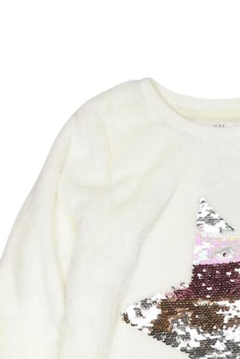 Thumbnail - H&amp;M Mädchen Hoodies &amp; Sweater, cremeweiß, Gr. 122/128