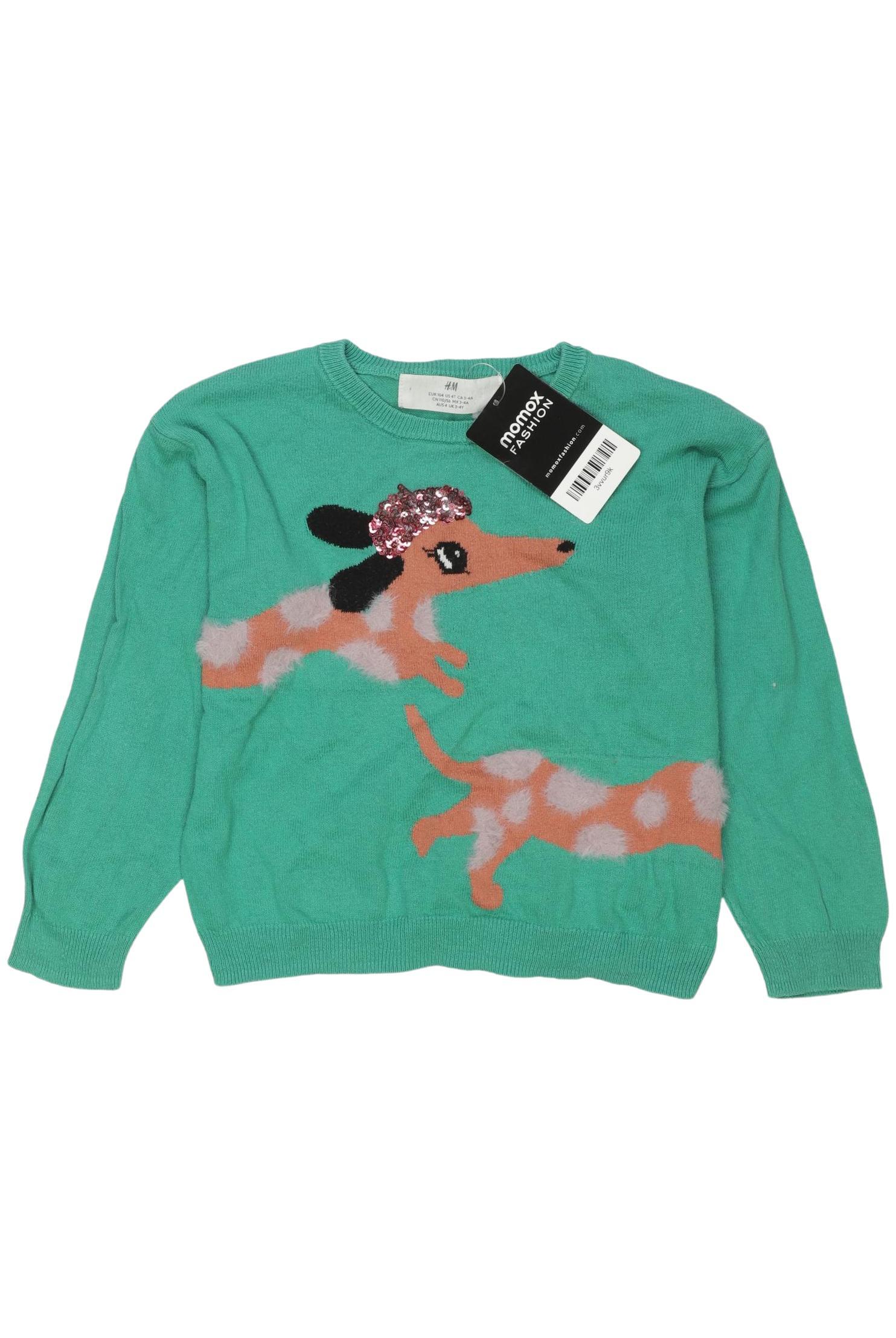 

H&M Mädchen Pullover, grün, Gr. 104