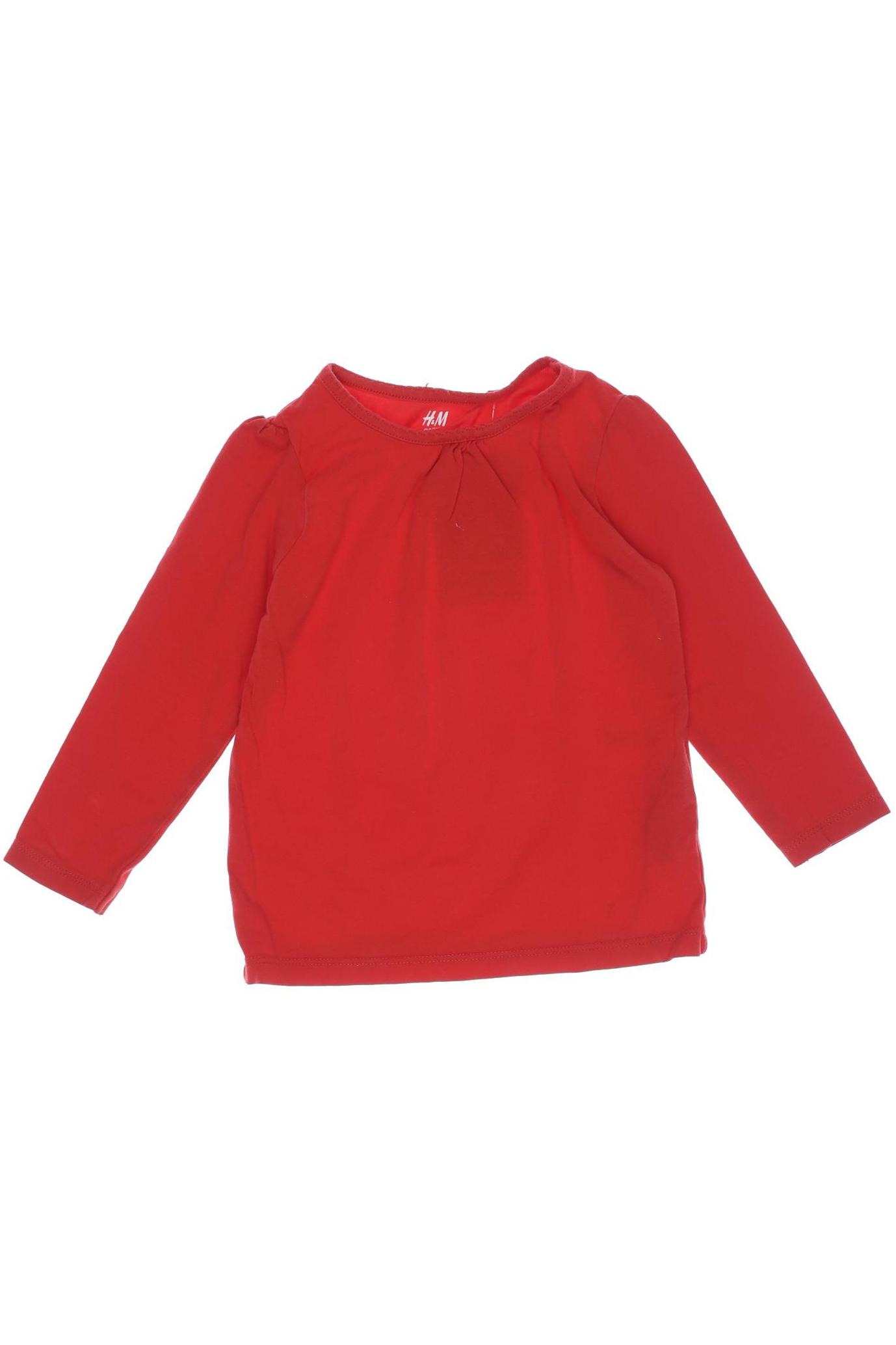 

H&M Damen Langarmshirt, rot, Gr. 92