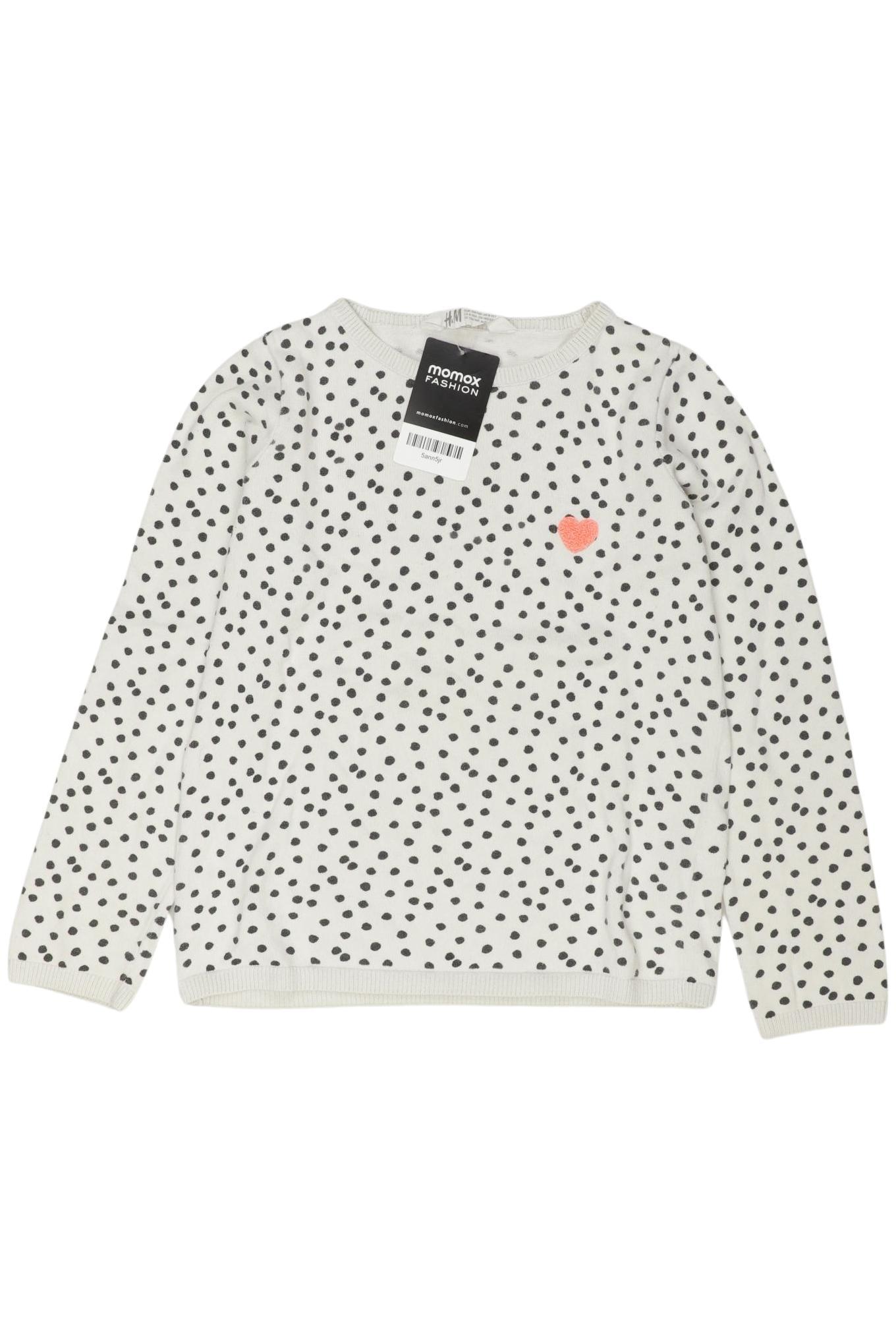 

H&M Mädchen Pullover, cremeweiß, Gr. 134/140