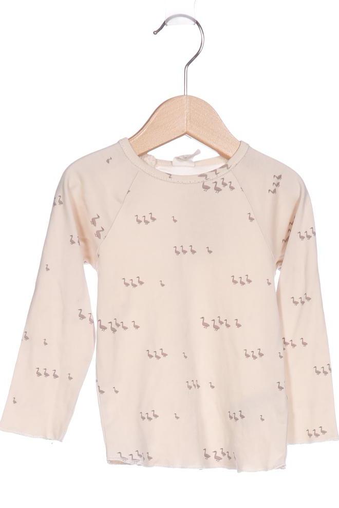 

H&M Damen Langarmshirt, cremeweiß, Gr. 86
