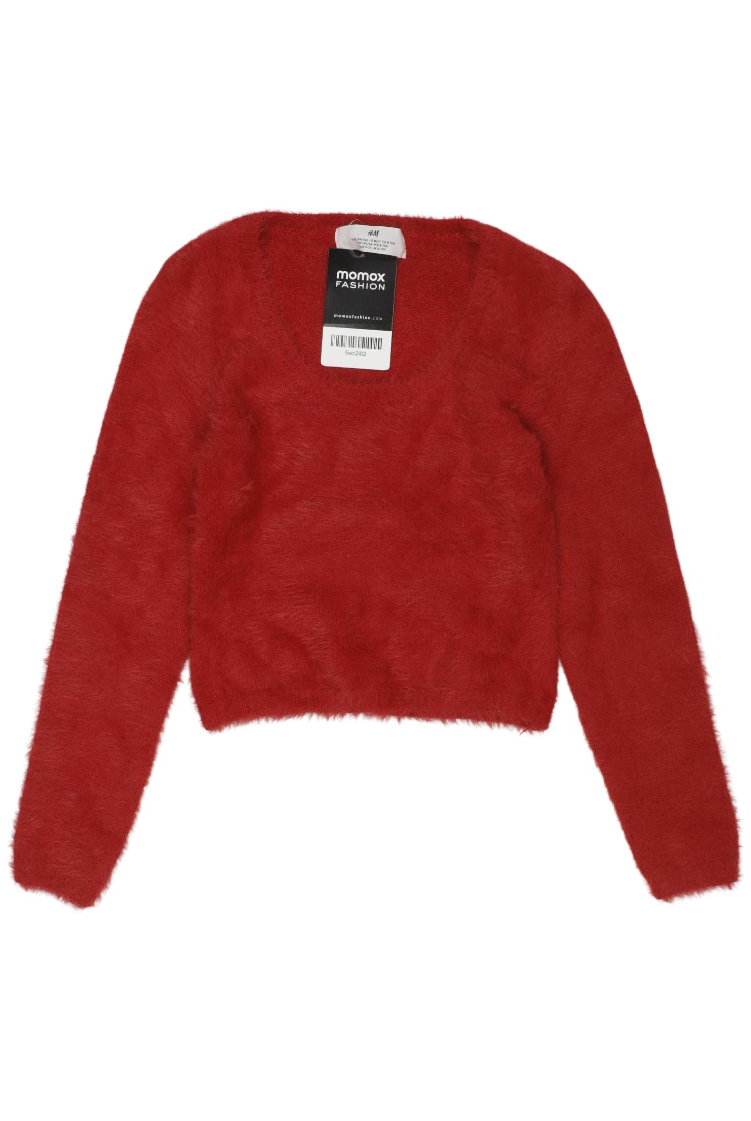 

H&M Mädchen Pullover, rot, Gr. 134/140