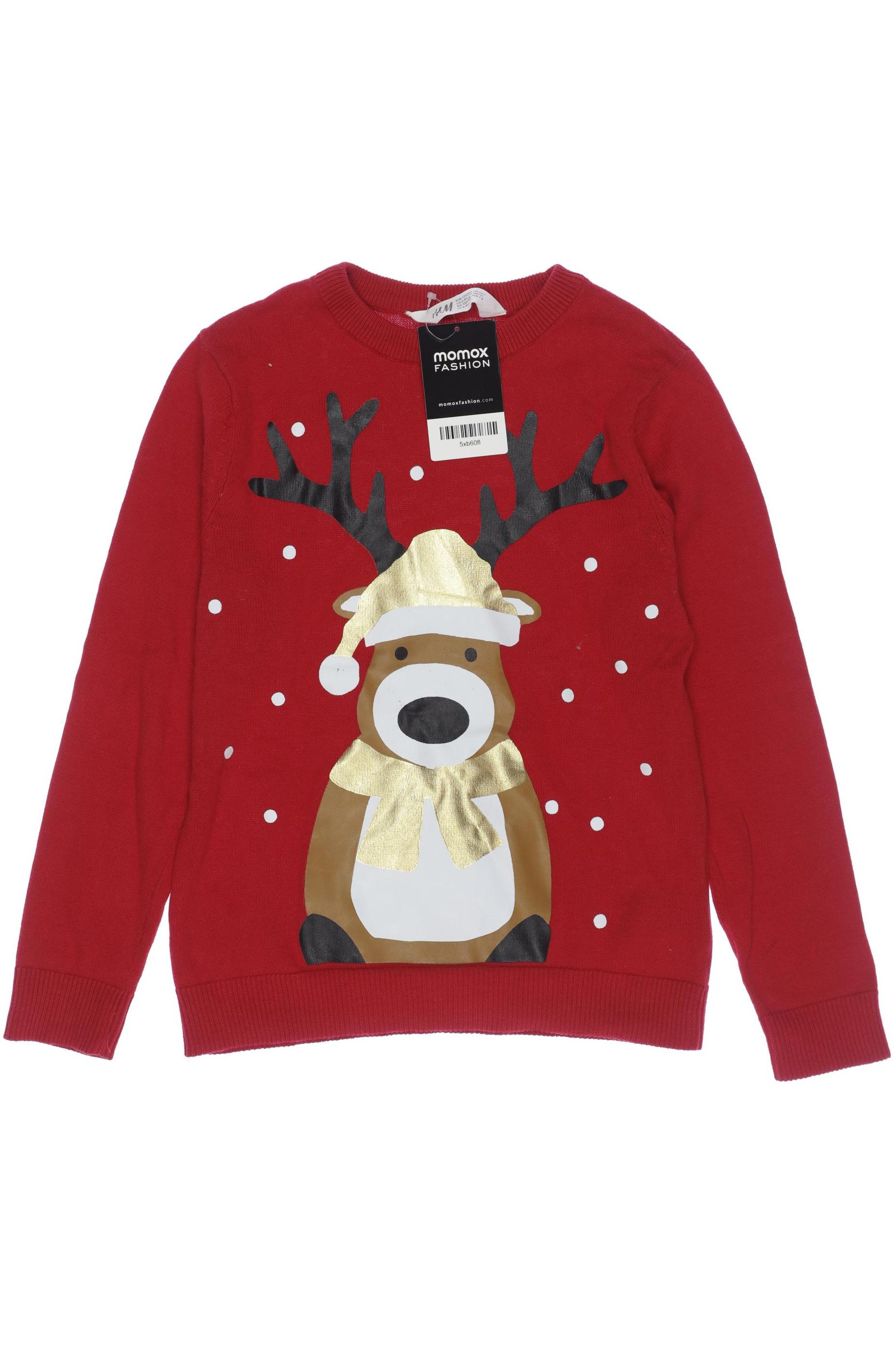 

H&M Damen Pullover, rot, Gr. 122/128