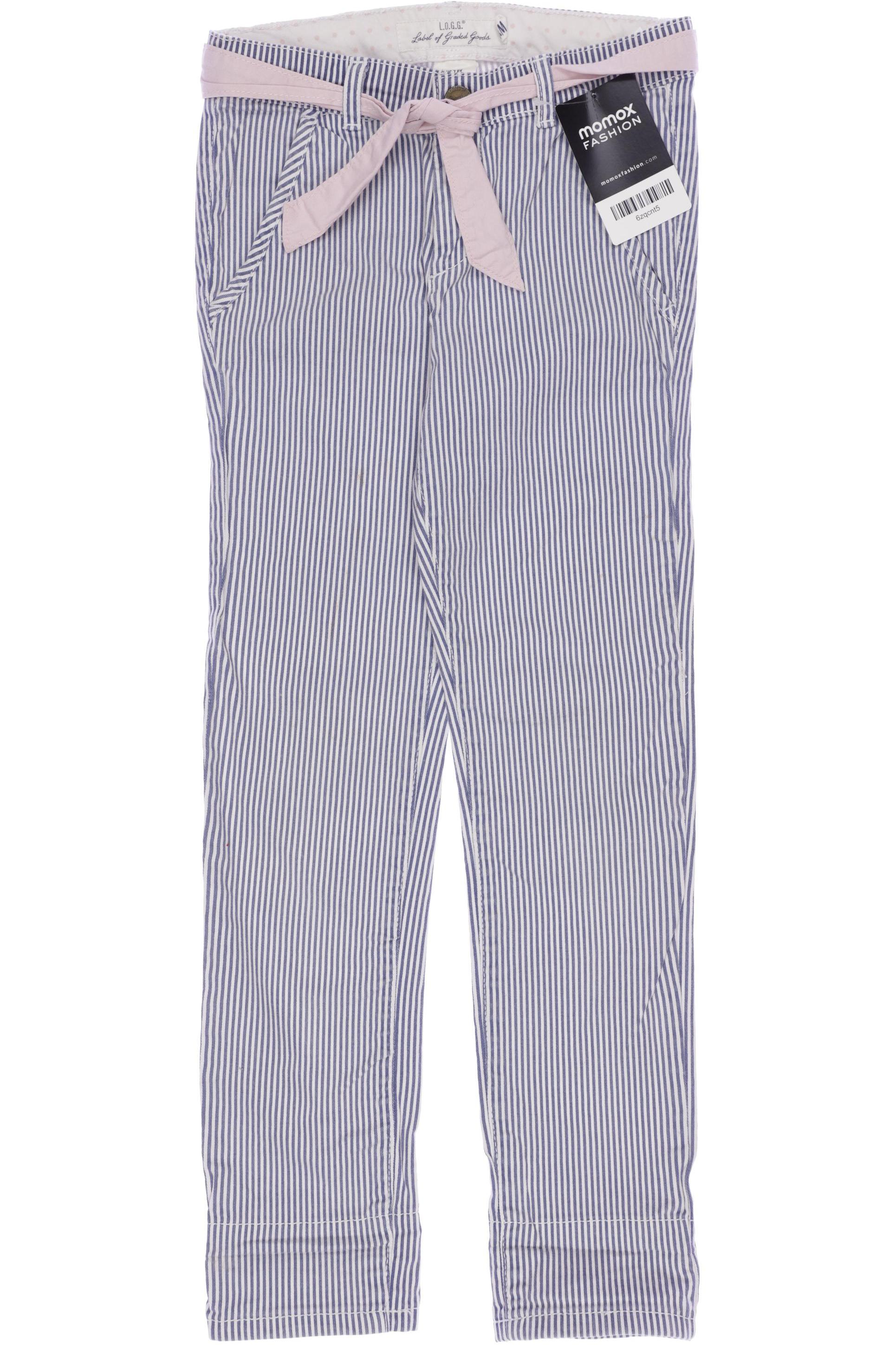 

H&M Damen Stoffhose, blau, Gr. 128
